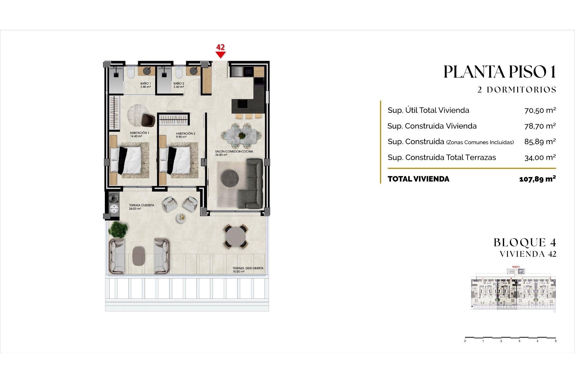New Build - Apartment - Finestrat - Balcon de finestrat