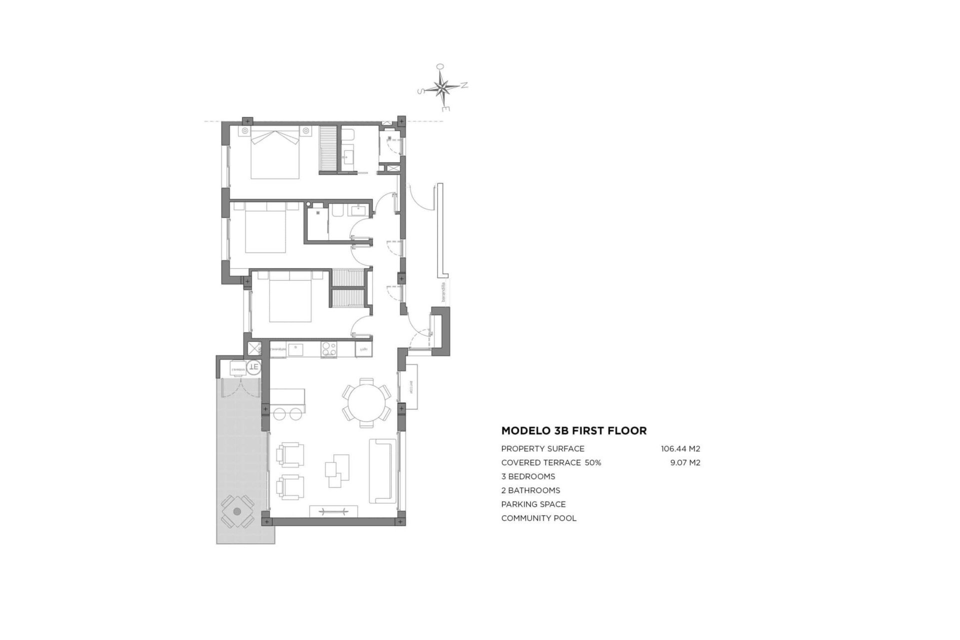 New Build - Apartment - Los Alcázares - Parque Diana