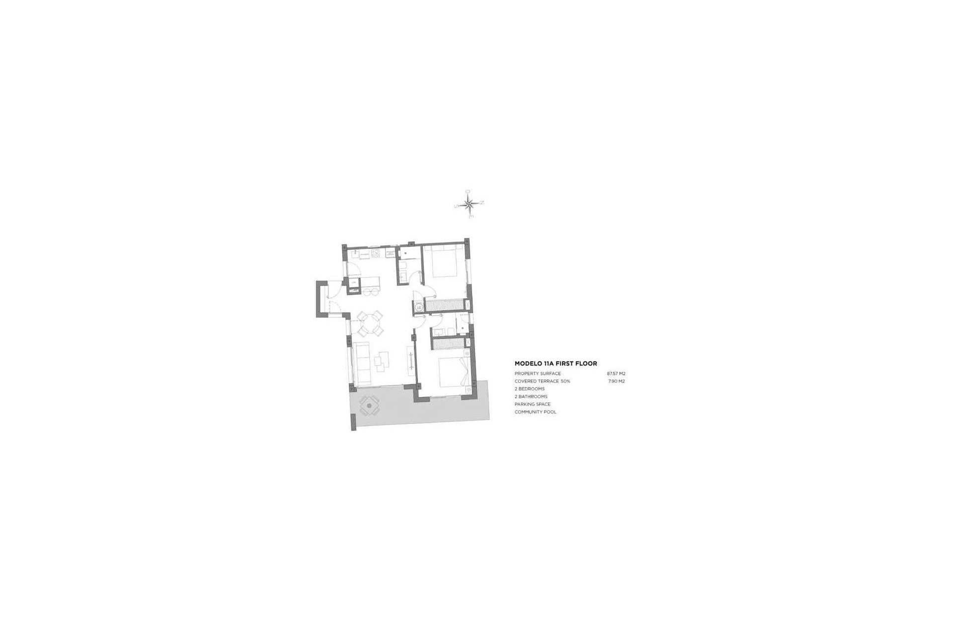 New Build - Apartment - Los Alcázares - Parque Diana