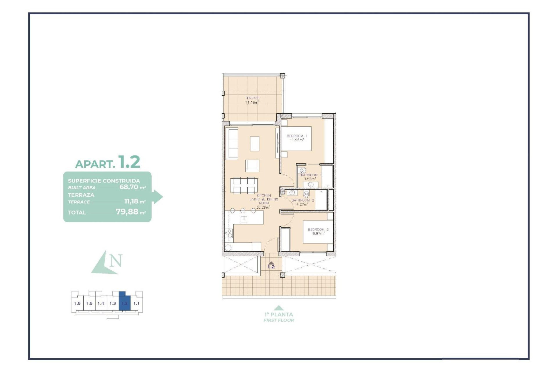 New Build - Apartment - Los Alcázares - Serena Golf