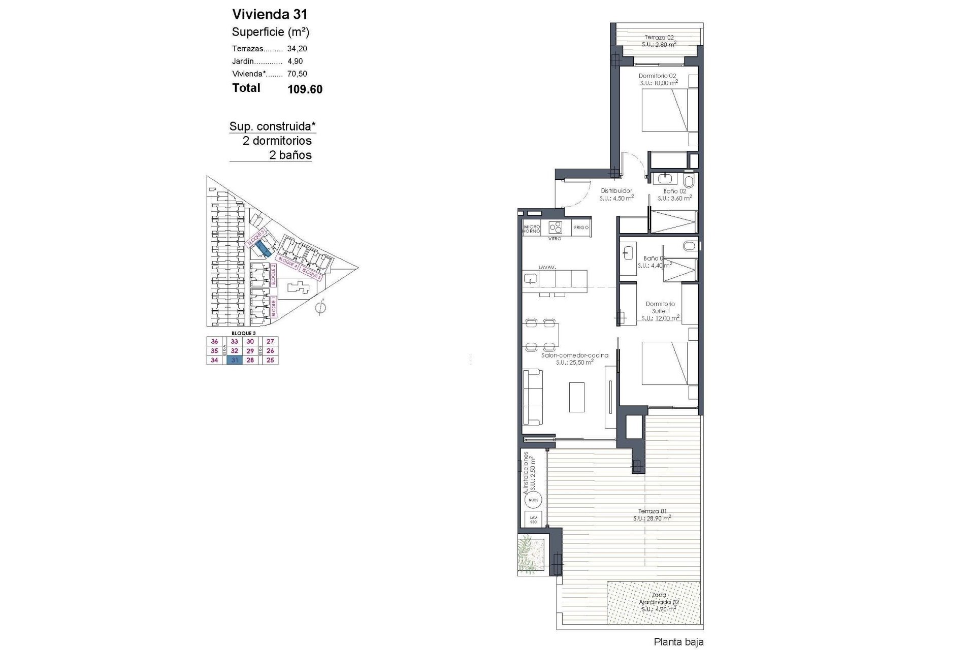 New Build - Apartment - Los Alcázares - Serena Golf