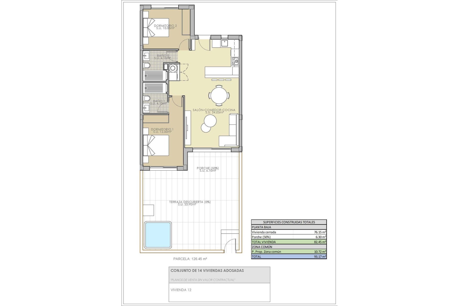 New Build - Bungalow - Ciudad Quesada - Rojales - Pueblo
