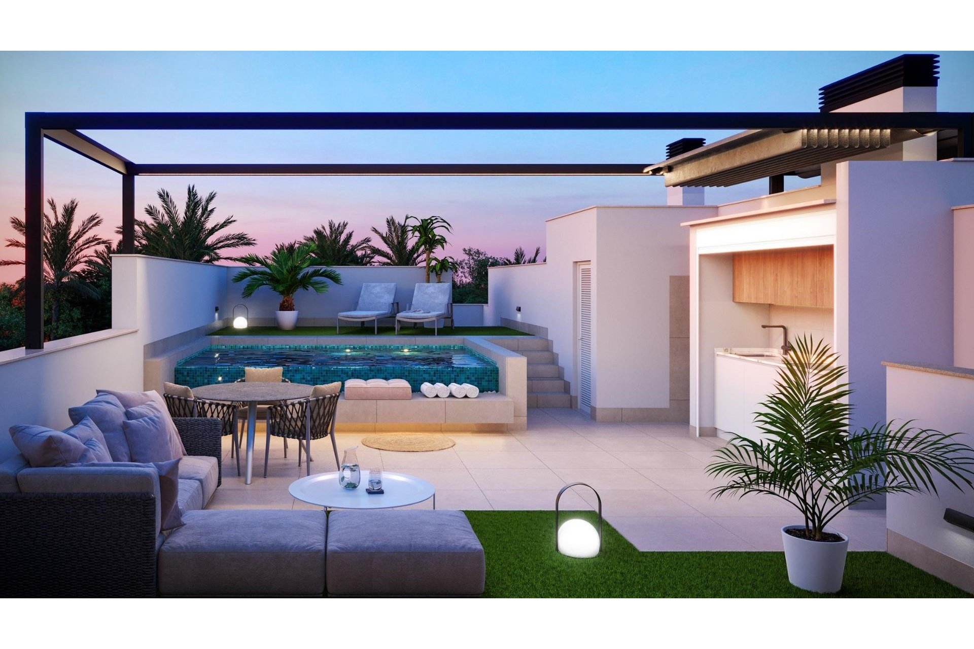 New Build - Bungalow - Pilar de la Horadada - parques de Andromeda