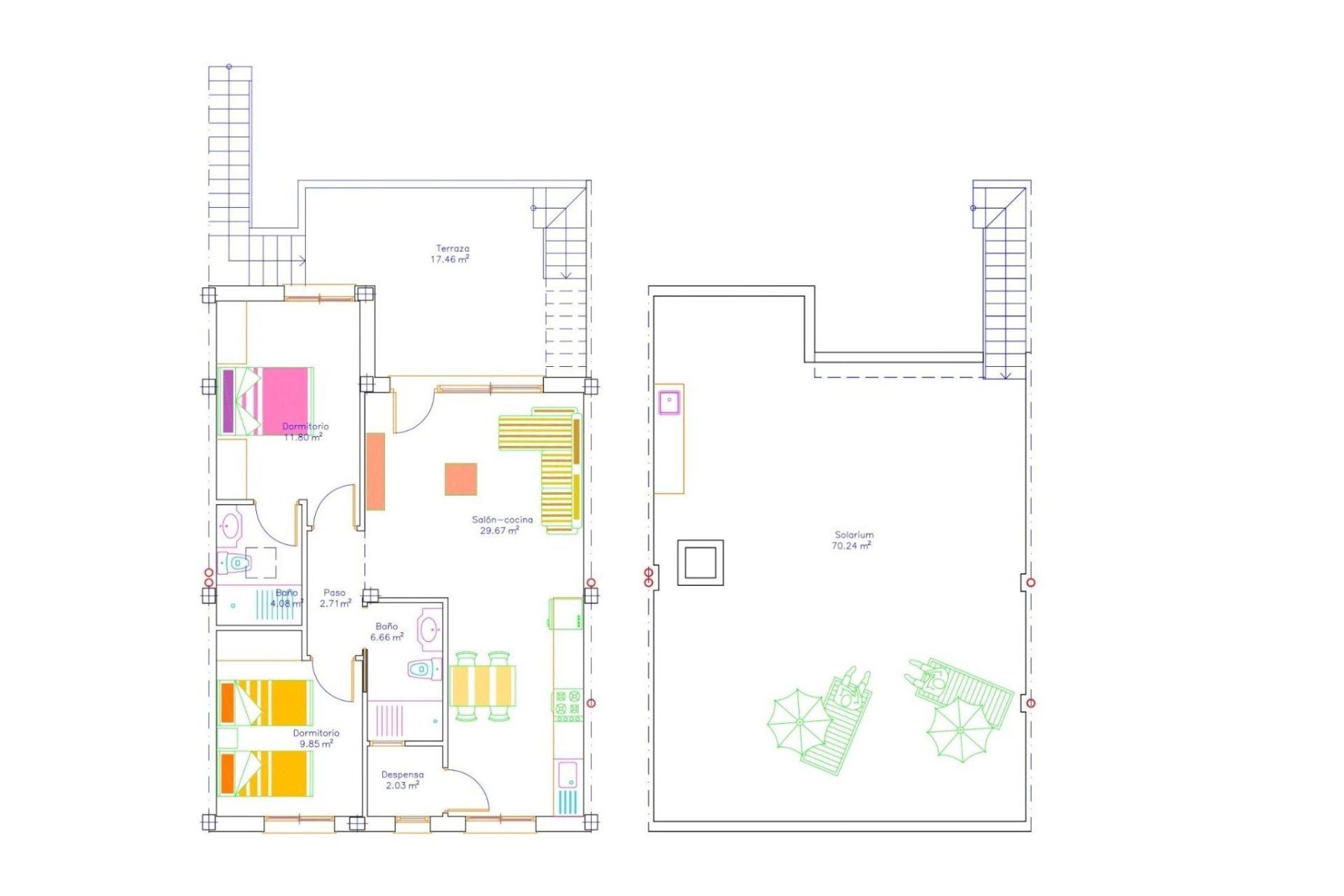 New Build - Bungalow - San Javier - pueblo