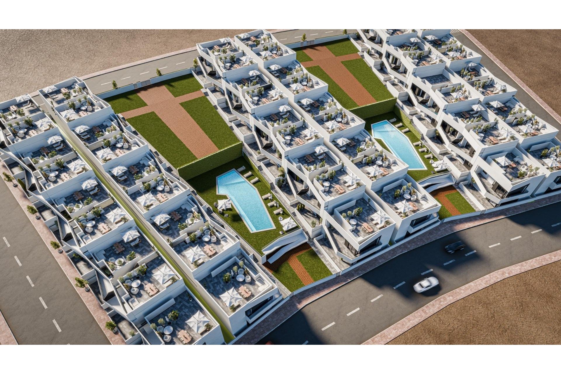 New Build - Bungalow - San Miguel - Pueblo