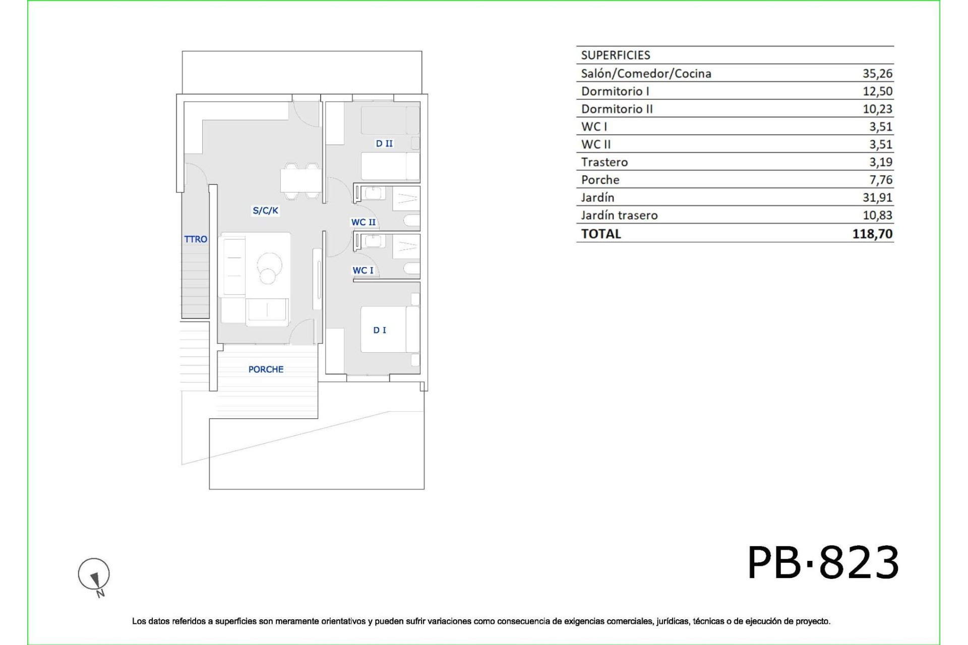 New Build - Bungalow - San Miguel - Pueblo