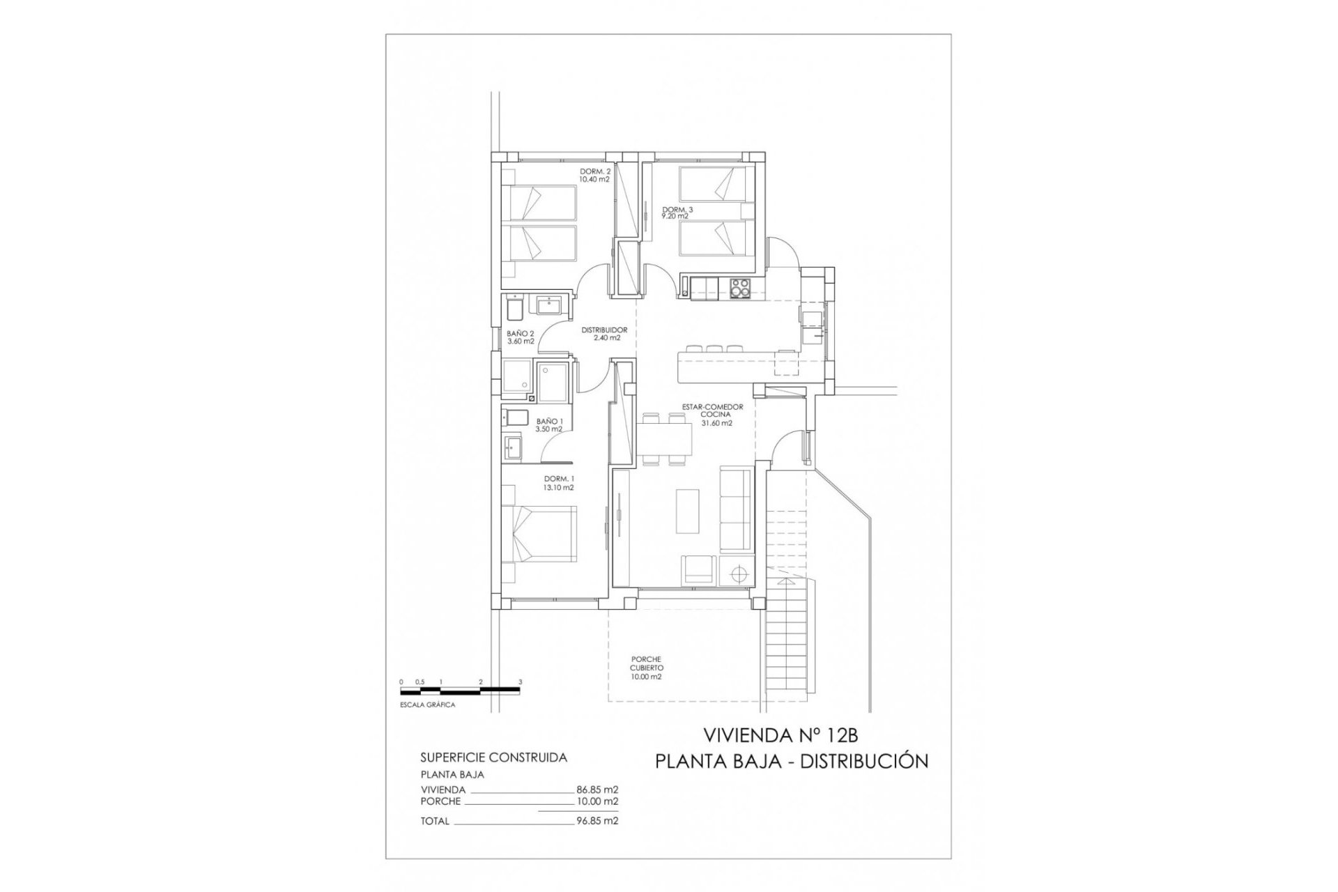 New Build - Bungalow - San Miguel - VistaBella Golf