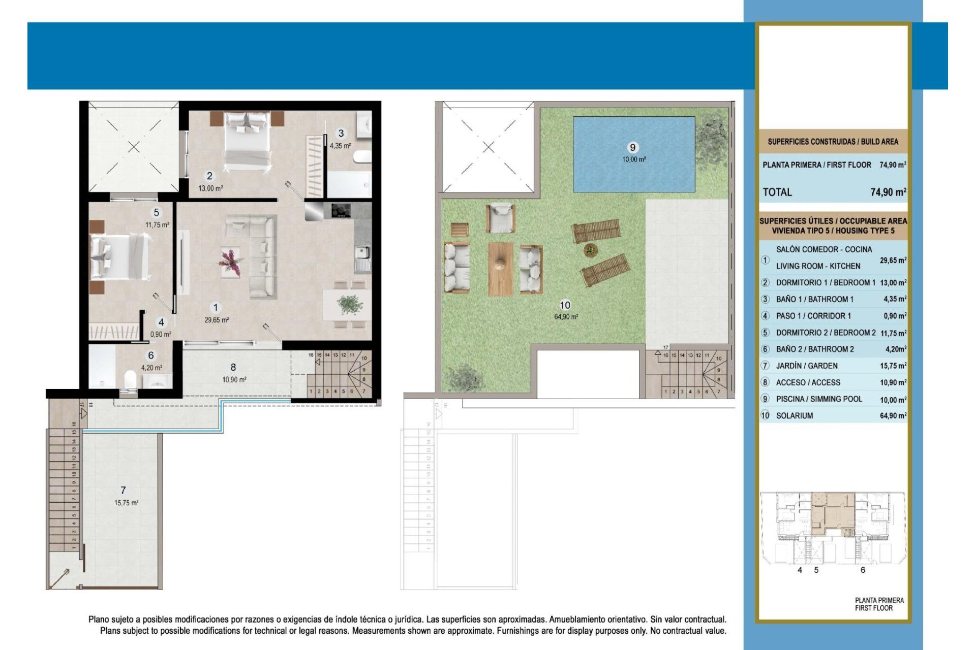 New Build - Bungalow - San Pedro del Pinatar - Lo Pagan, San Pedro del Pinatar