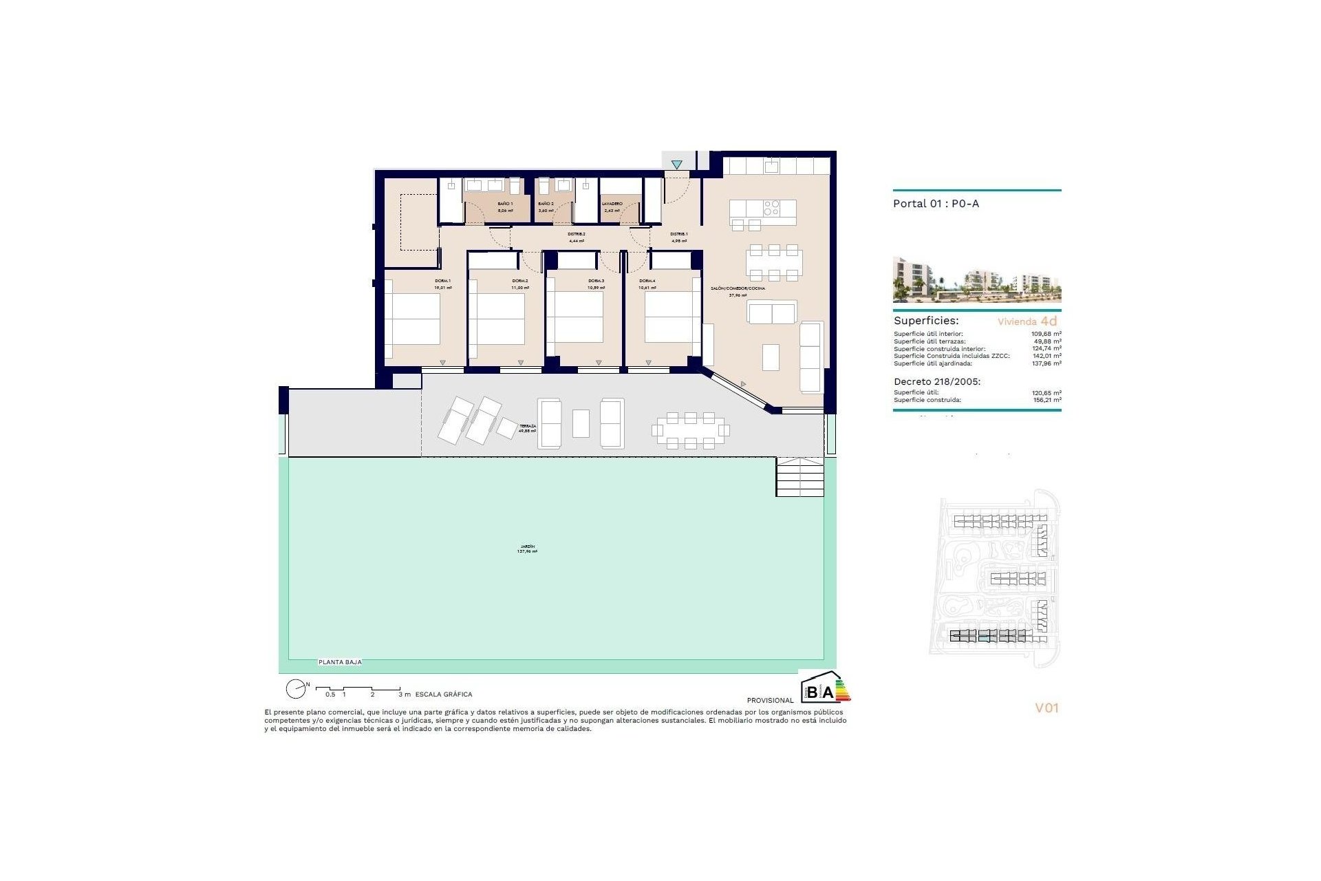 New Build - Ground floor apartment - Almerimar