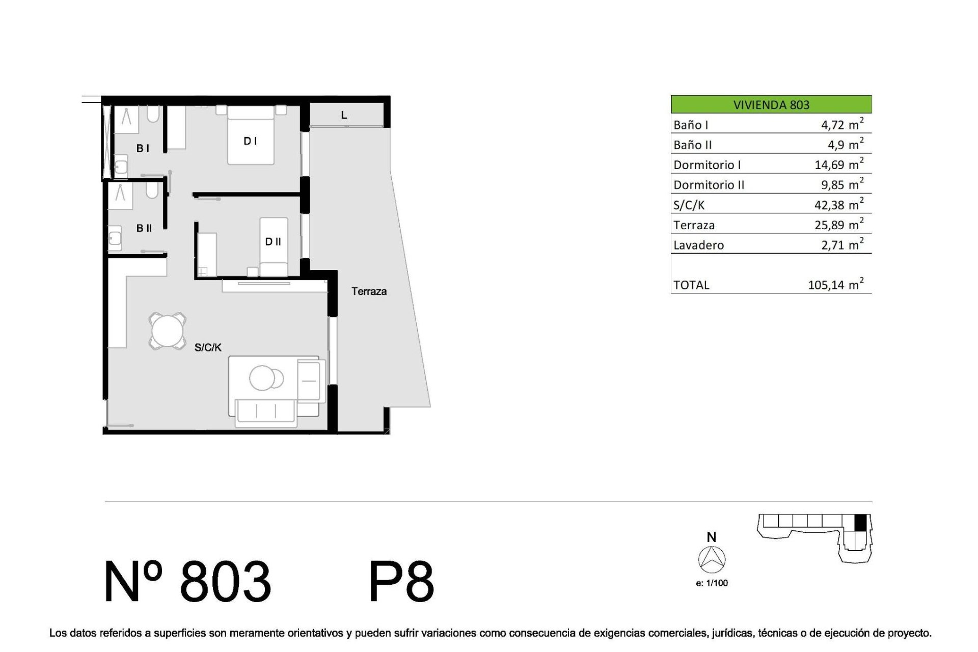 New Build - Penthouse - San Miguel - Pueblo