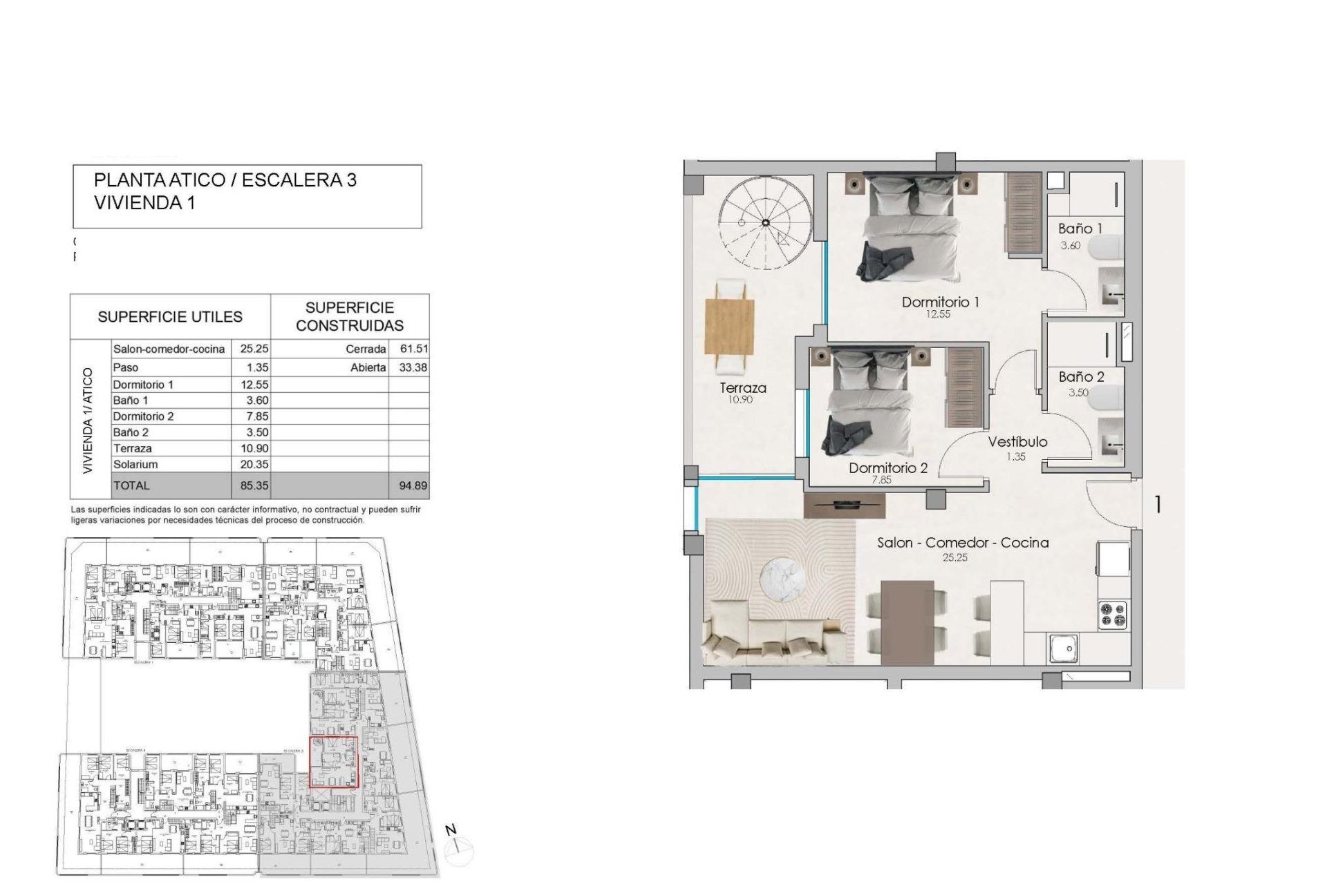 New Build - Penthouse - Santa Pola - Estacion de autobuses