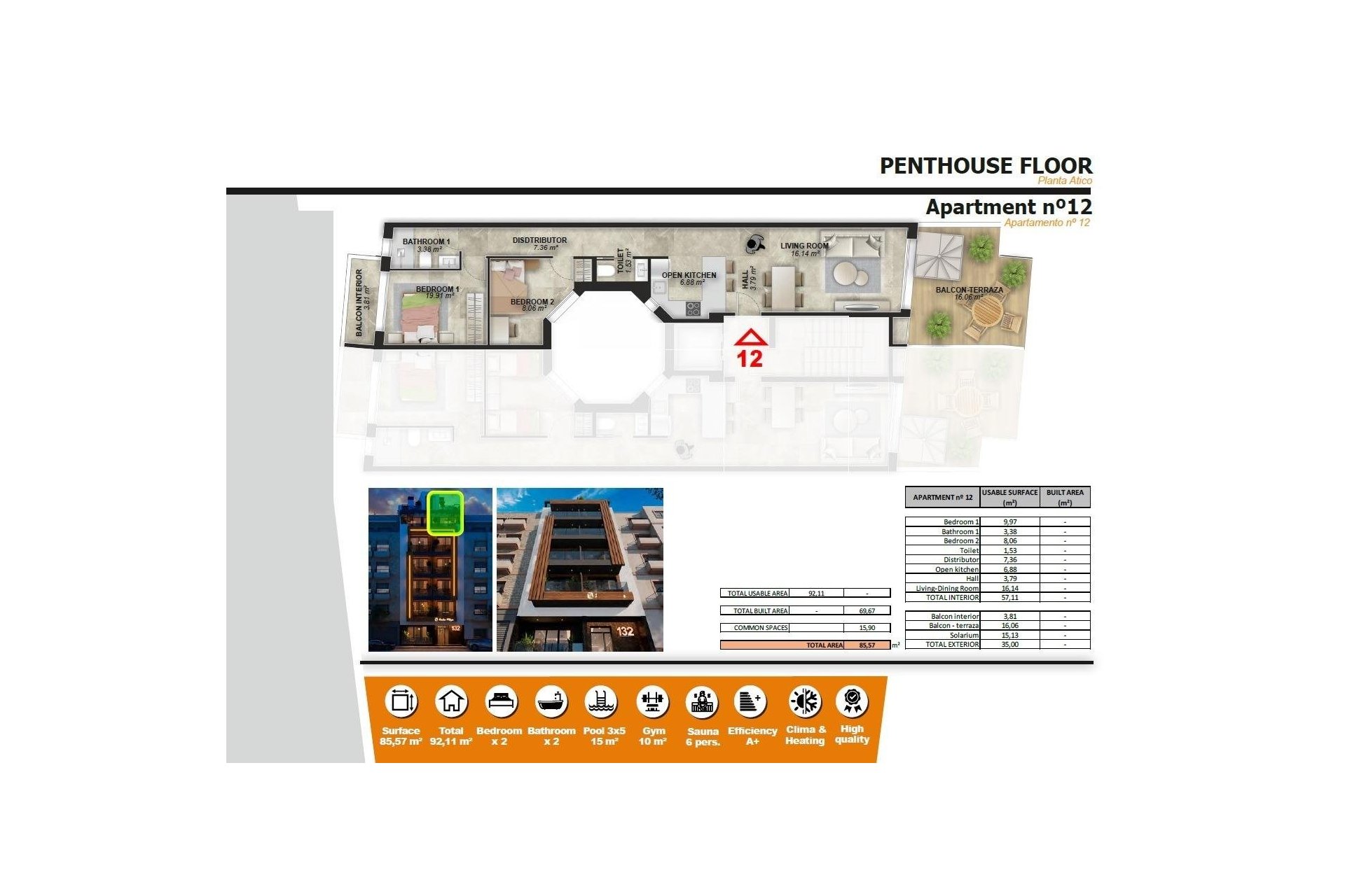 New Build - Penthouse - Torrevieja - Playa de El Cura