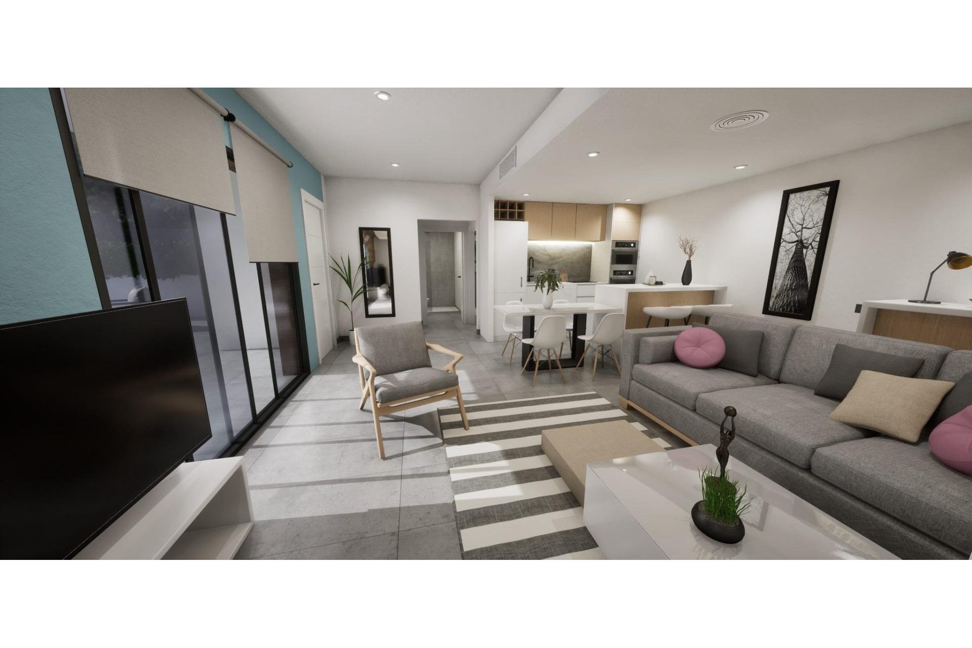 New Build - Quad house - Torre Pacheco - pueblo