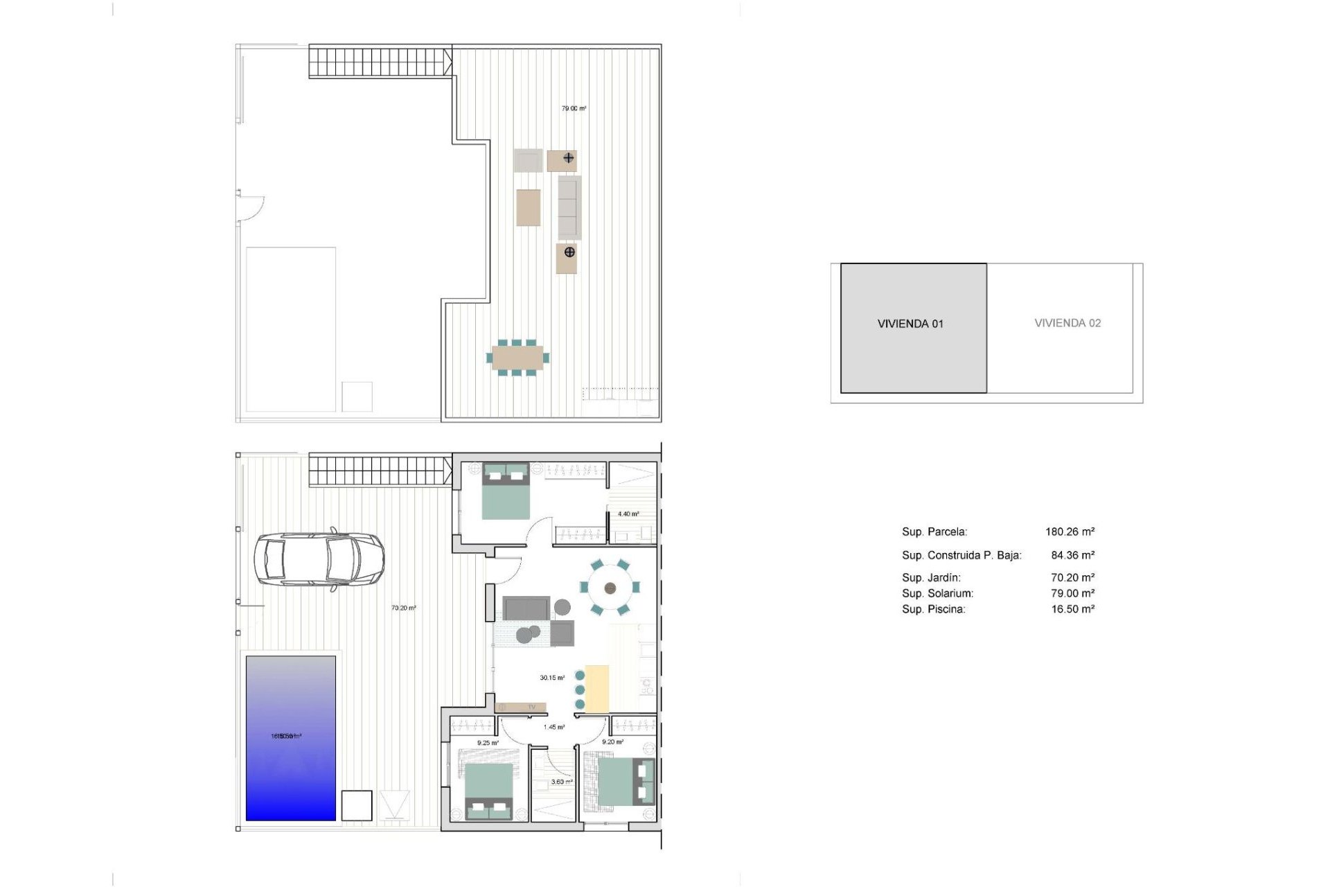 New Build - Quad house - Torre Pacheco - pueblo