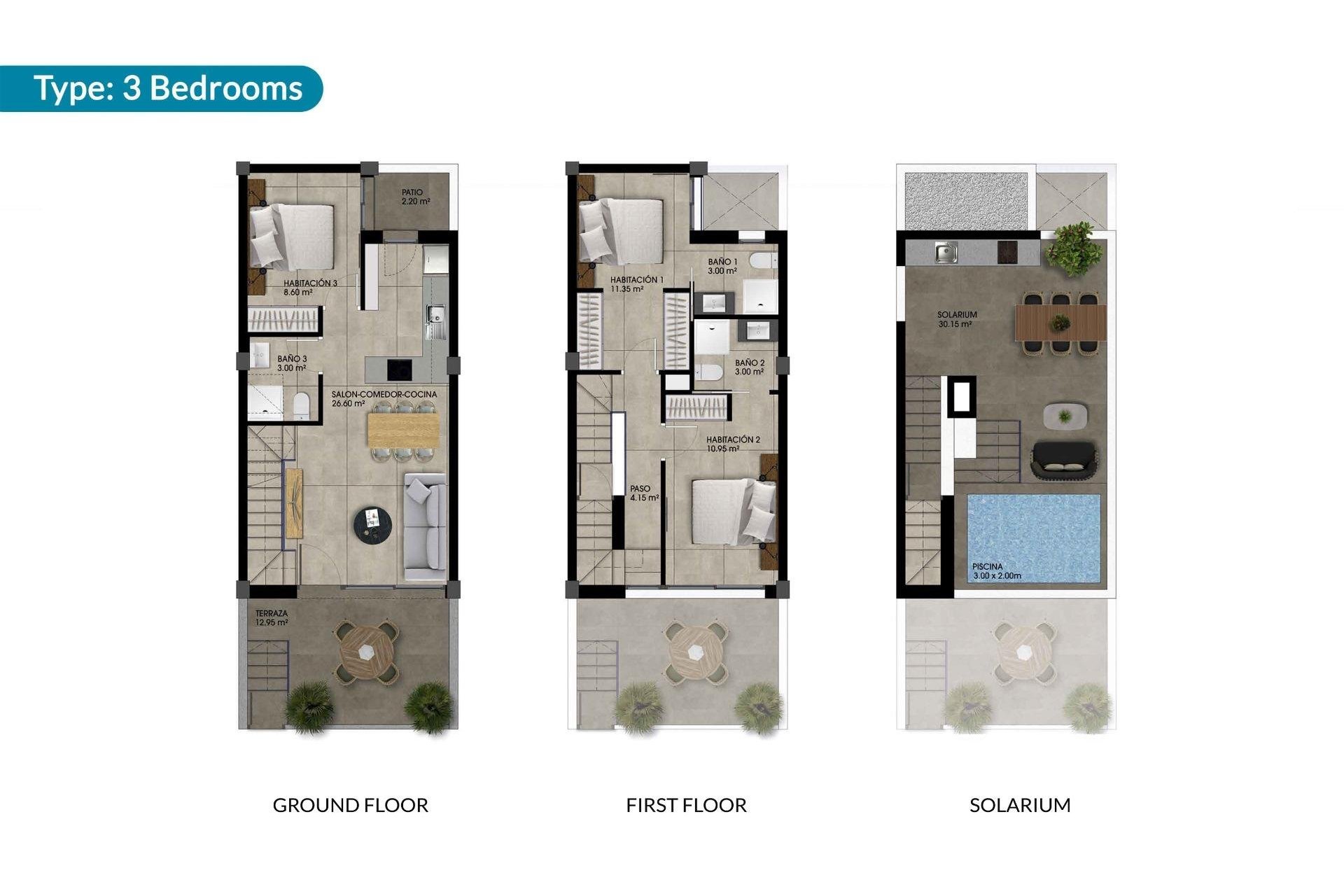 New Build - Town House - Dolores - Sector 2