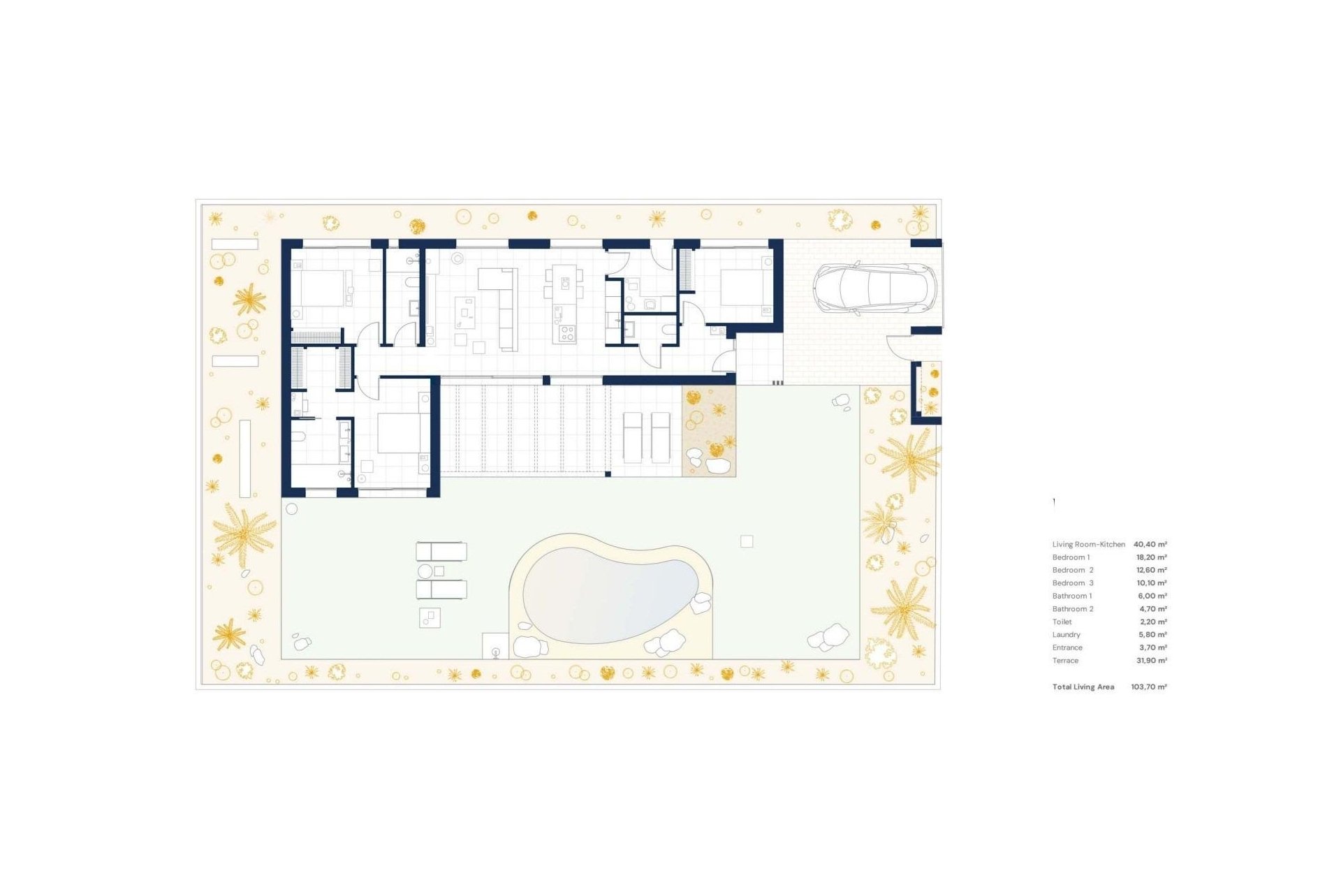 New Build - Villa - BAÑOS Y MENDIGO - Altaona Golf