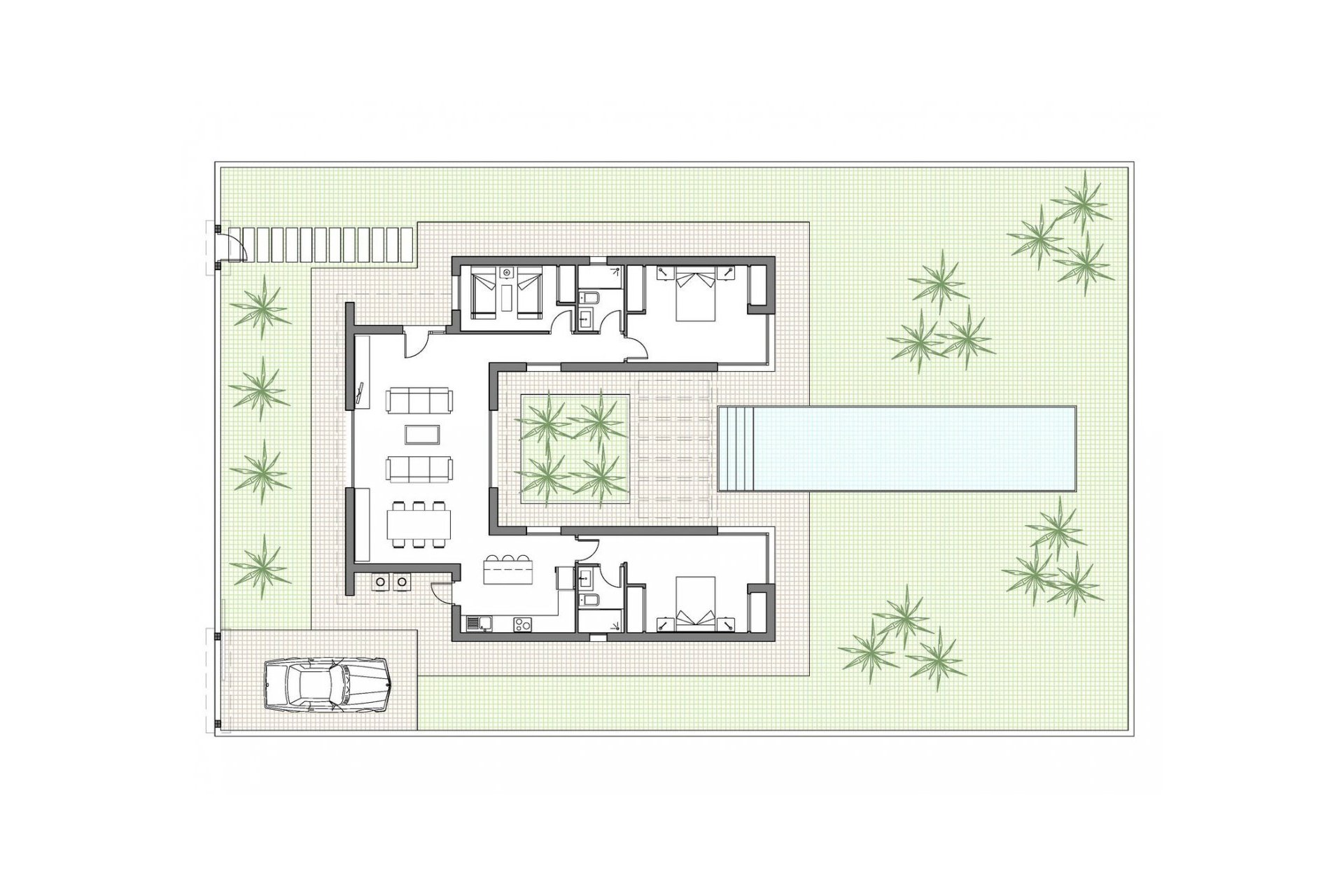 New Build - Villa - Benijofar - Polideportivo