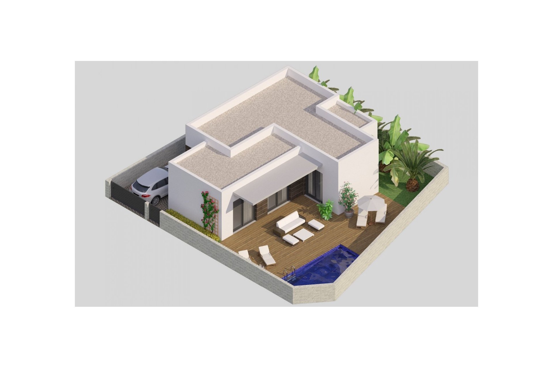 New Build - Villa - Benijofar - Polideportivo