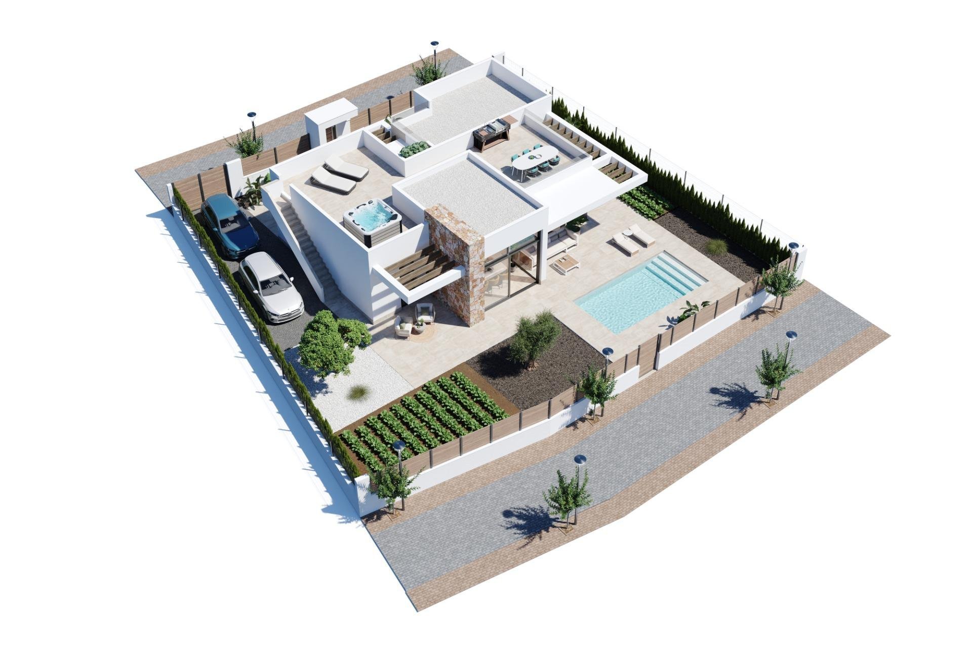 New Build - Villa - Fuente Álamo - Hacienda del Alamo