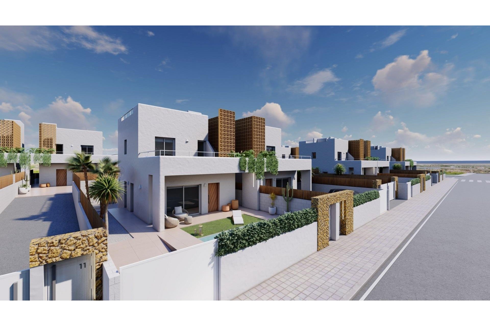 New Build - Villa - Pilar de la Horadada - Polideportivo