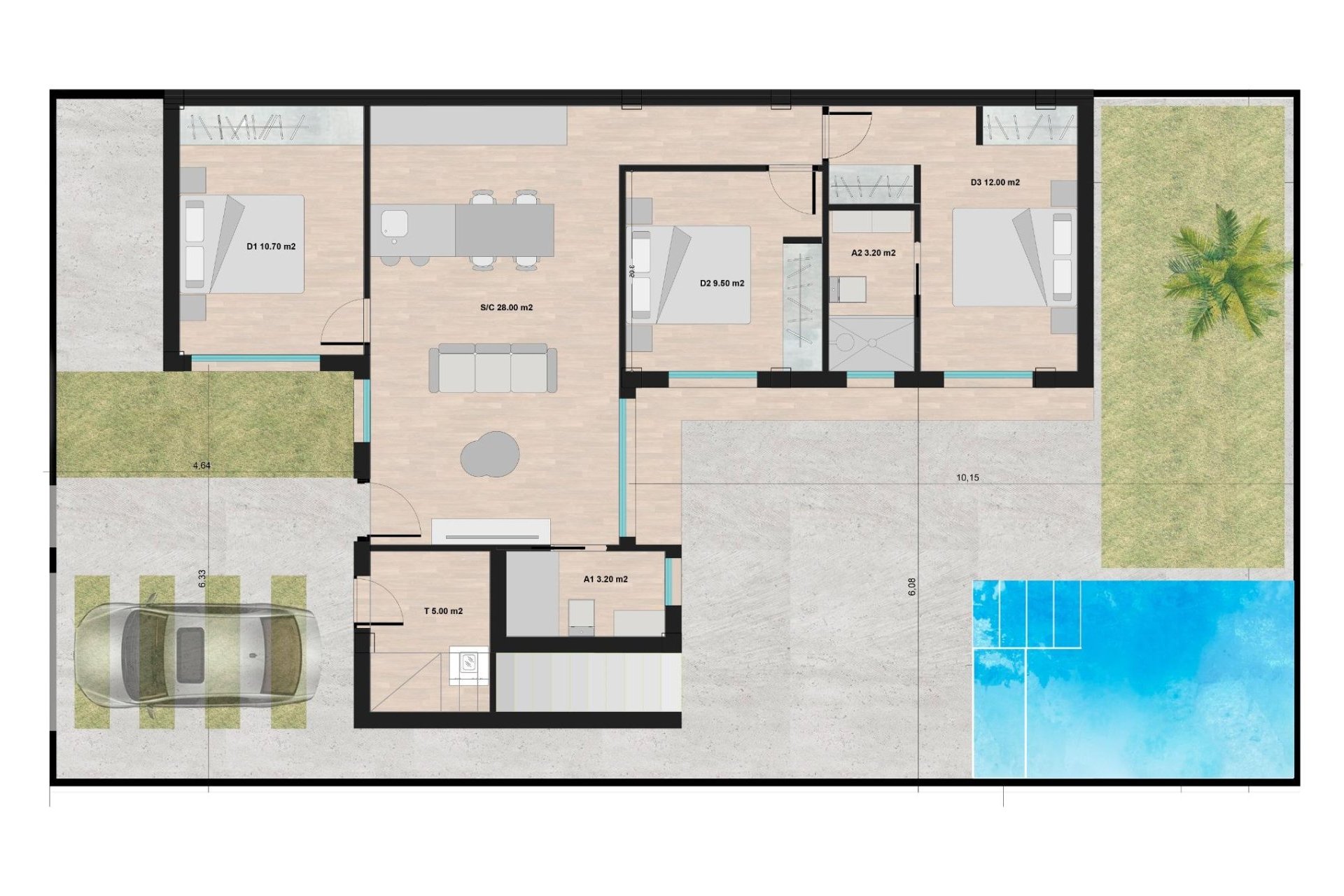 New Build - Villa - Torre Pacheco - Roldán