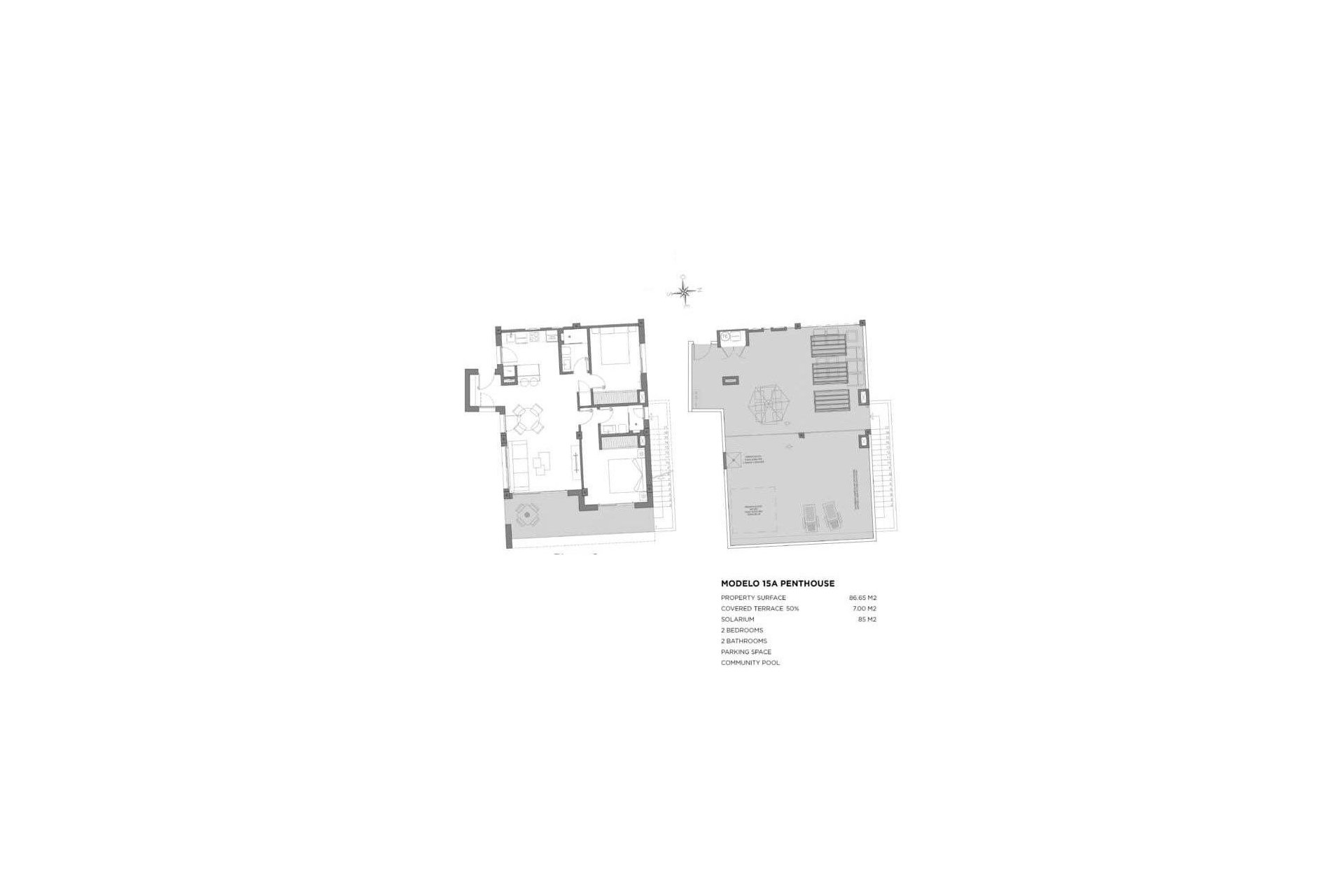 Obra nueva - Ático - Los Alcázares - Parque Diana