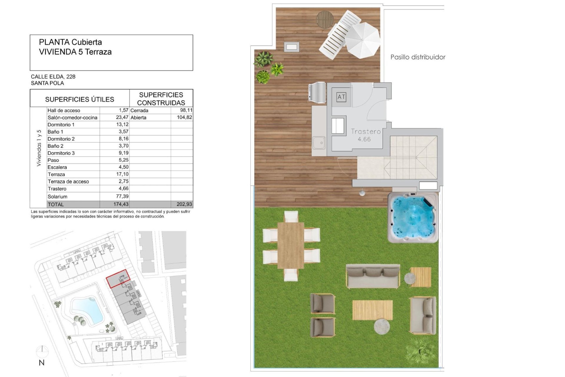 Obra nueva - Ático - Santa Pola - Playa Tamarit