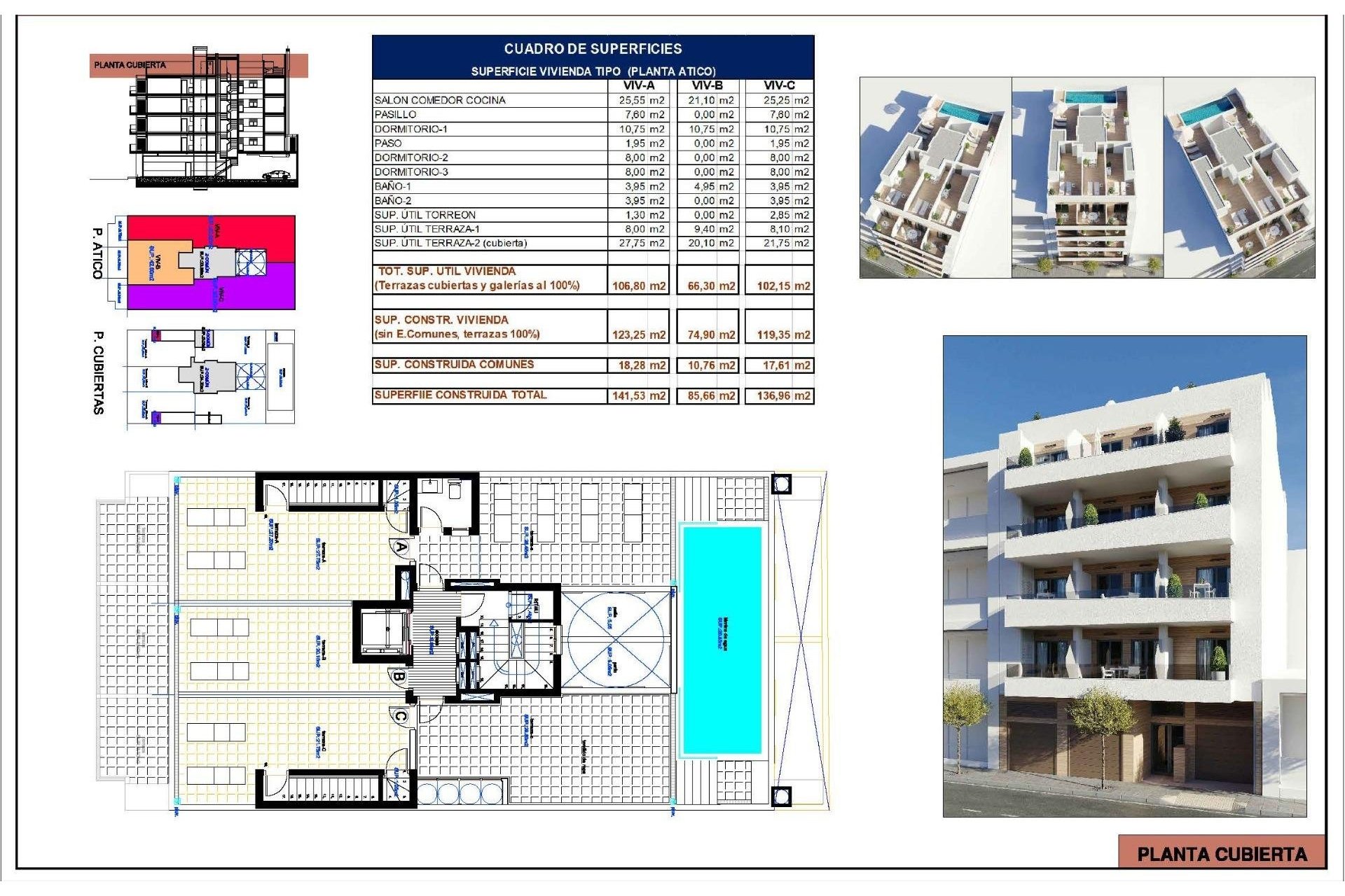 Obra nueva - Ático - Torrevieja - Centro