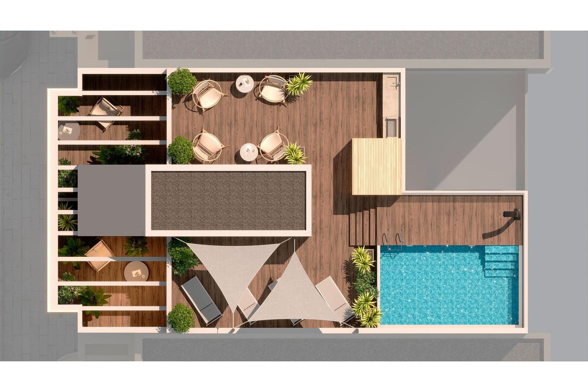 Obra nueva - Ático - Torrevieja - Playa del Acequión