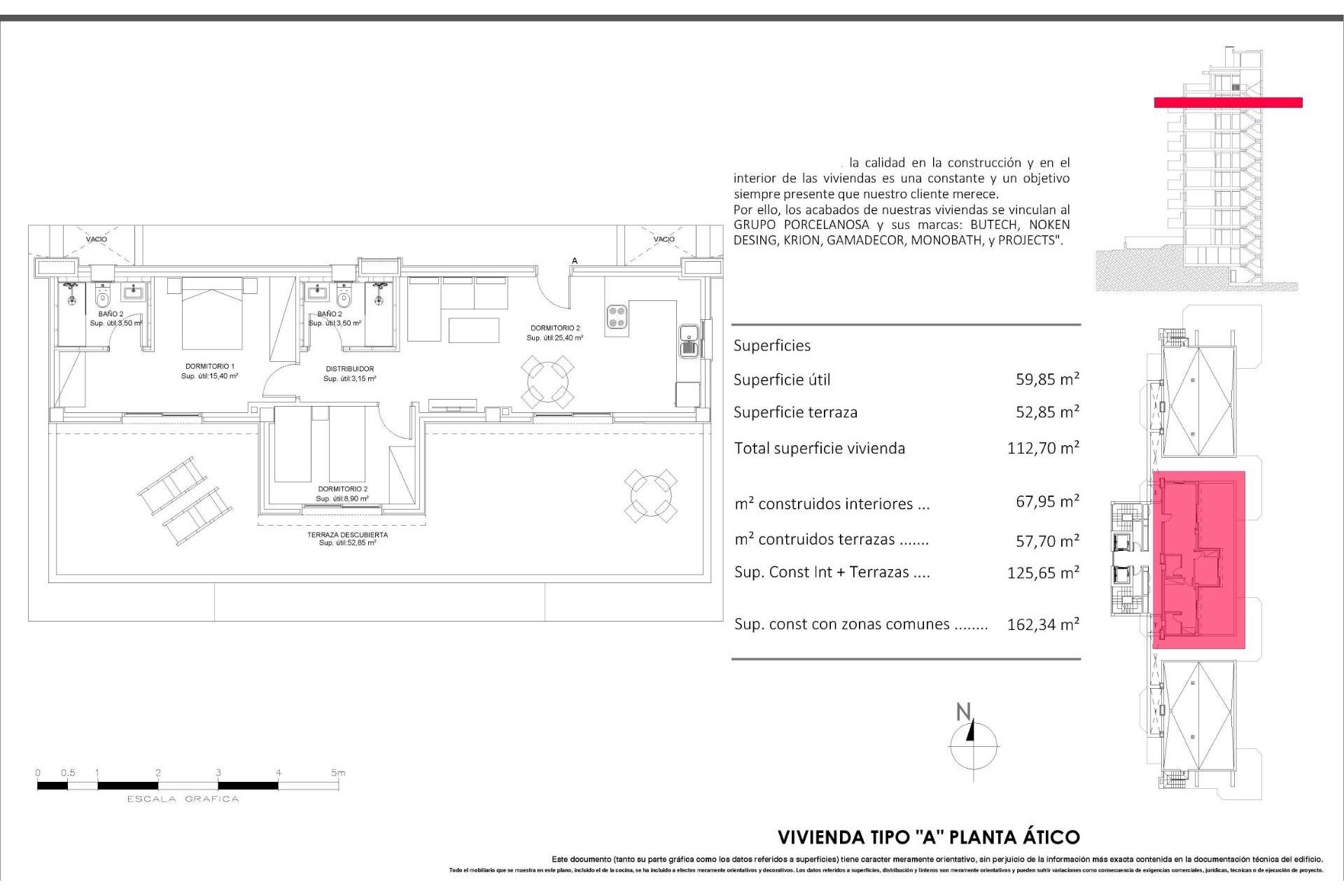 Obra nueva - Ático - Villajoyosa - Cala de Finestrat