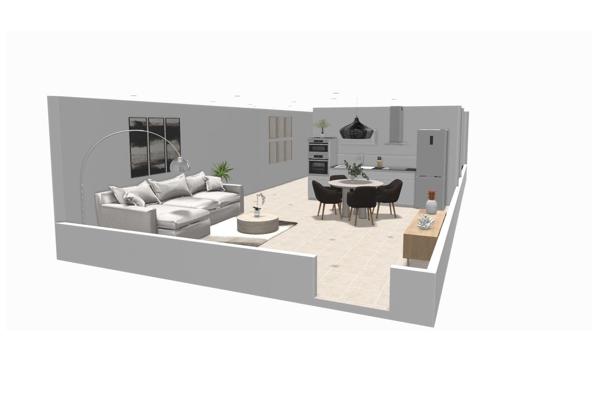 Obra nueva - Bungalow - Hondón de las Nieves - La Canalosa