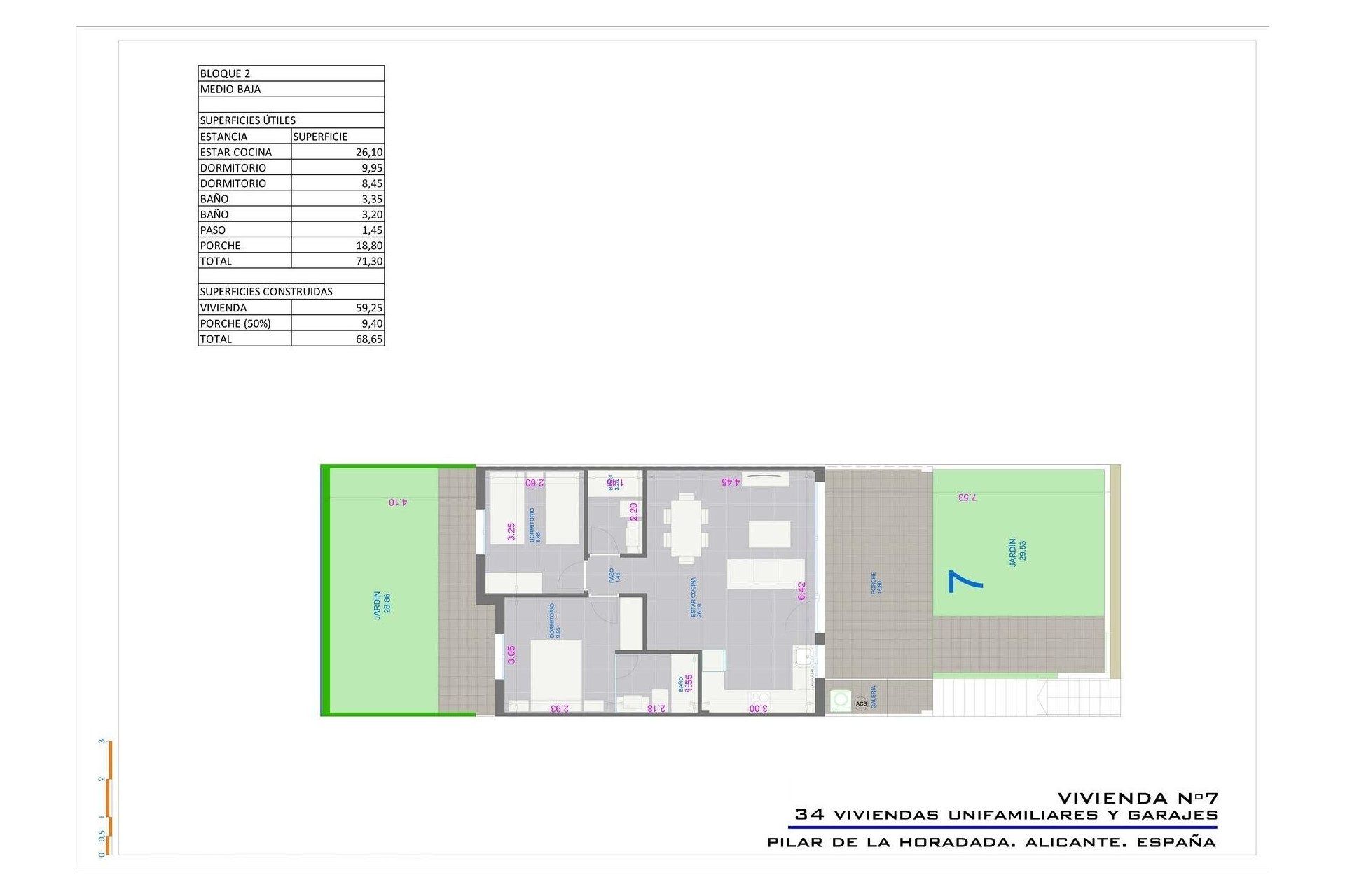 Obra nueva - Bungalow - Pilar de la Horadada - pueblo