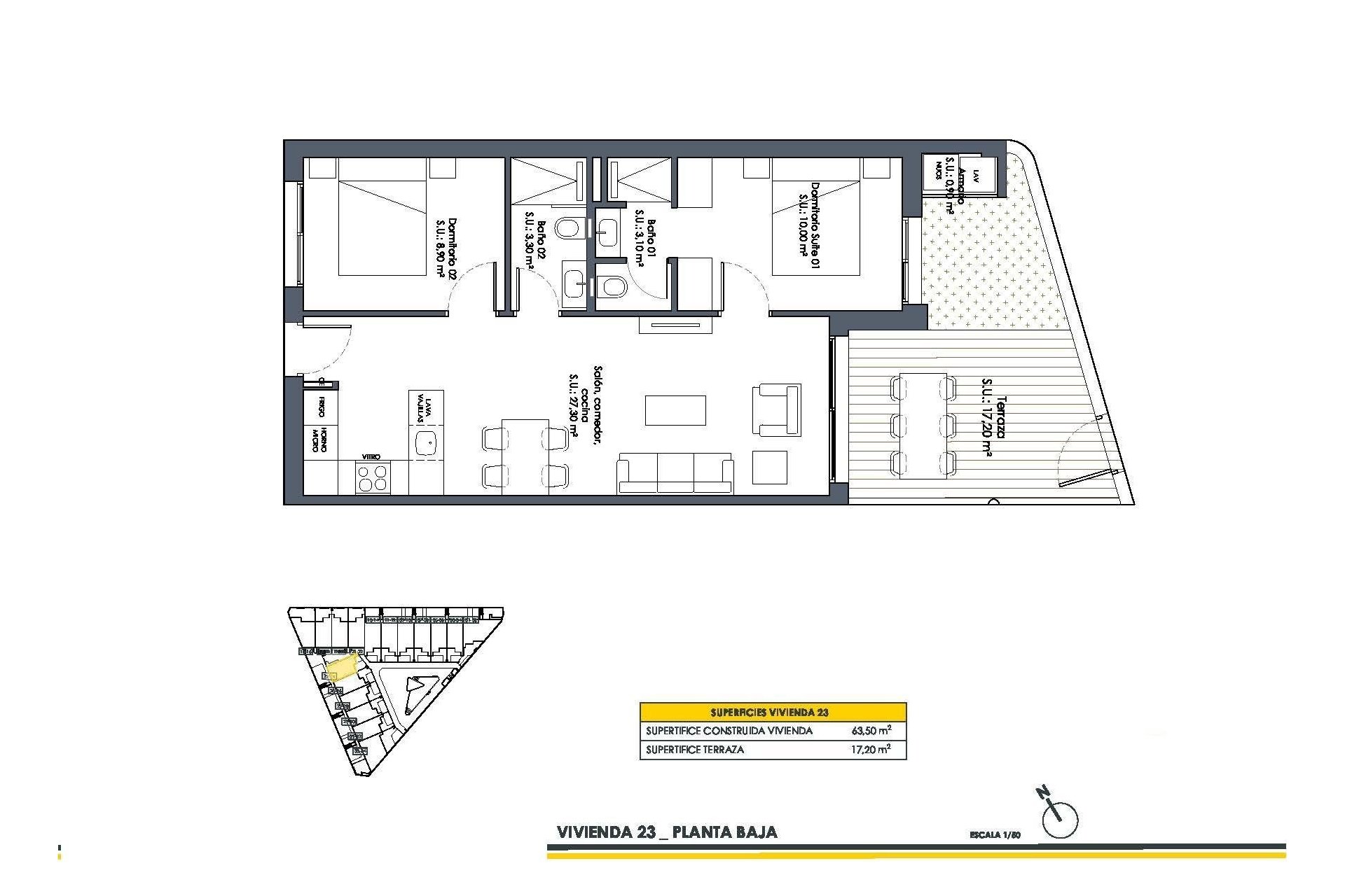 Obra nueva - Bungalow - San Fulgencio - Pueblo