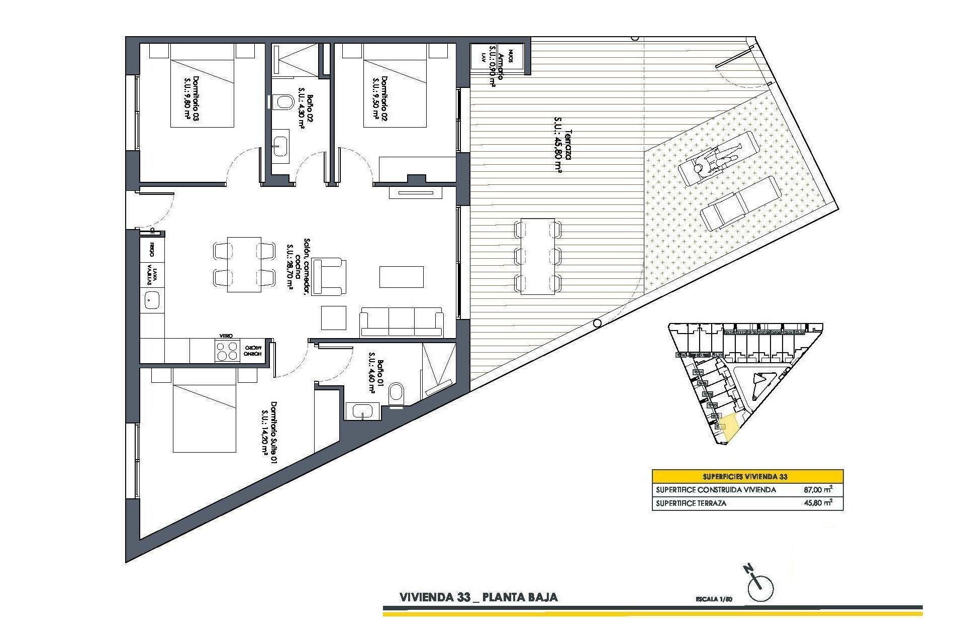 Obra nueva - Bungalow - San Fulgencio - Pueblo