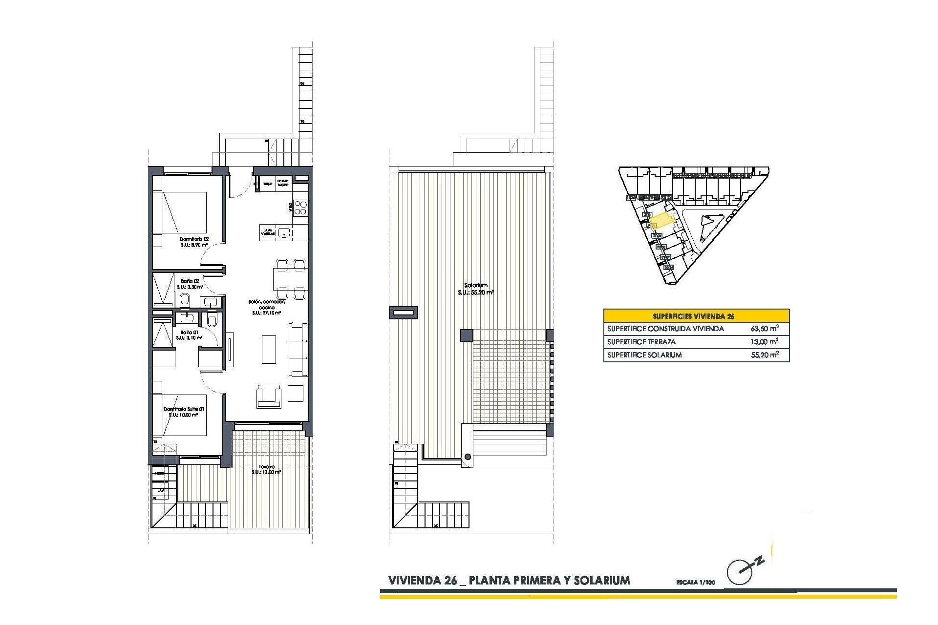 Obra nueva - Bungalow - San Fulgencio - Pueblo