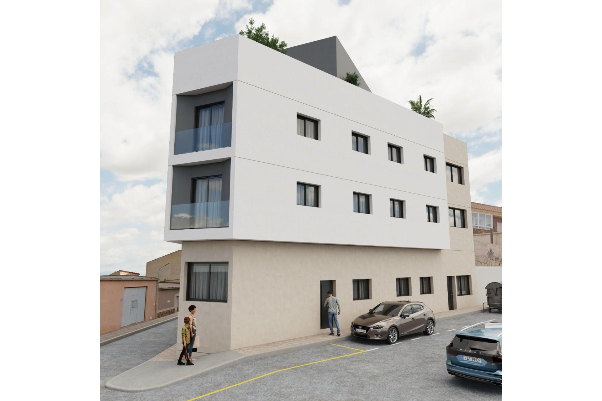 Obra nueva - Piso - Mazarron - pueblo