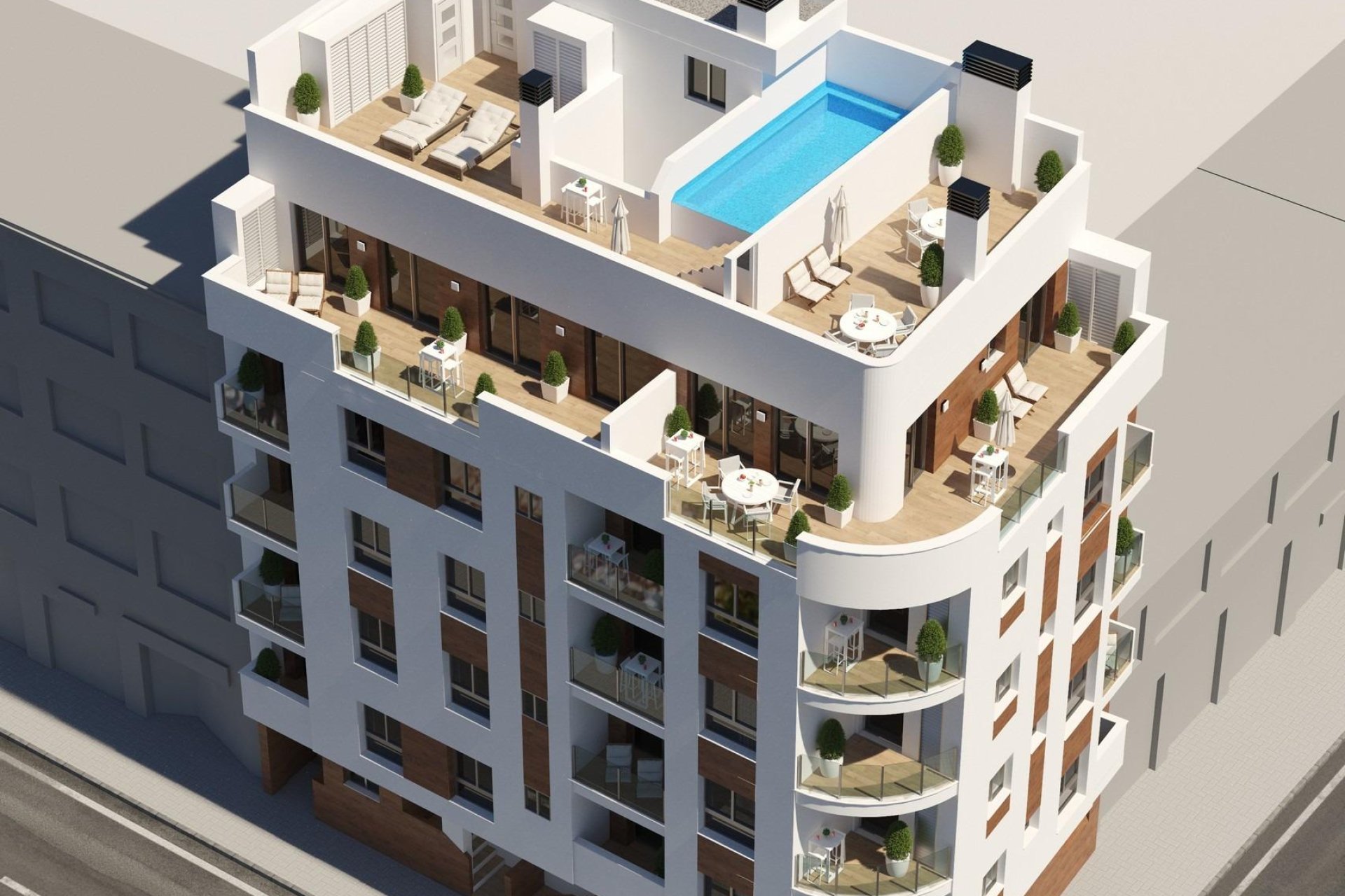 Obra nueva - Piso - Torrevieja - Centro