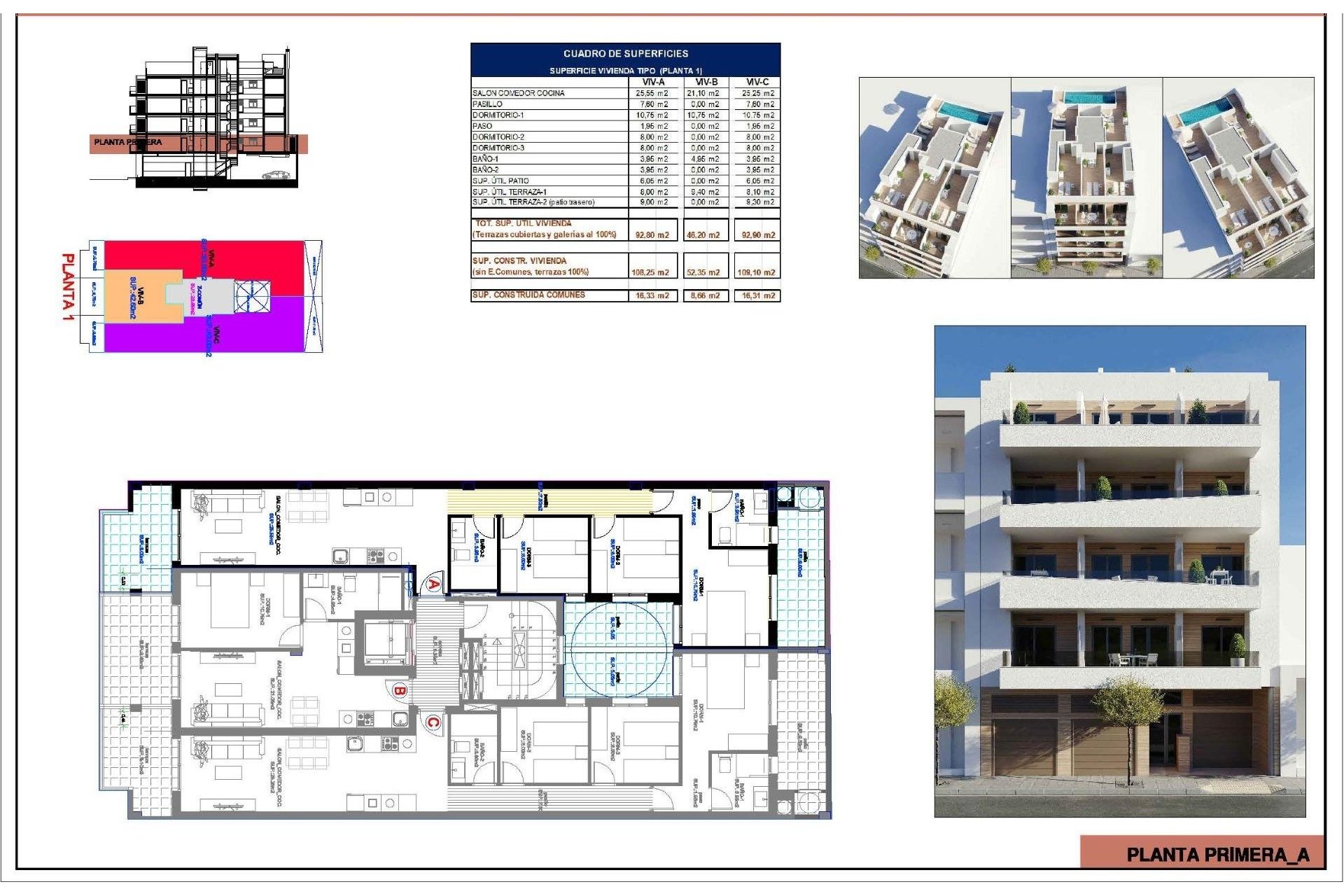 Obra nueva - Piso - Torrevieja - Centro