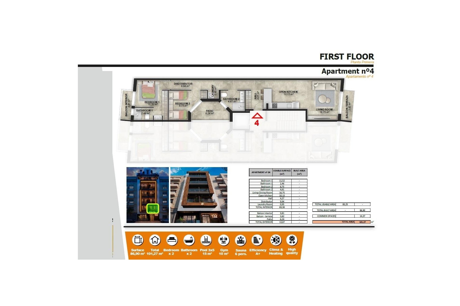 Obra nueva - Piso - Torrevieja - Playa de El Cura