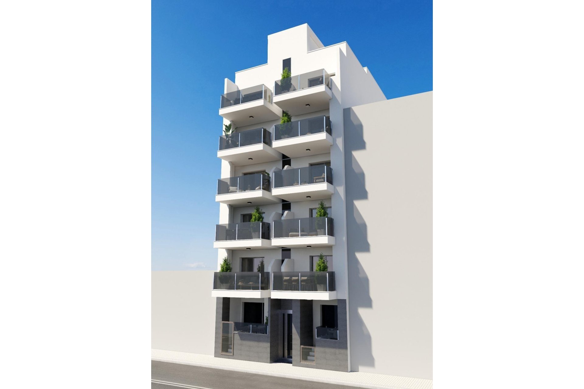 Obra nueva - Piso - Torrevieja - Playa de El Cura