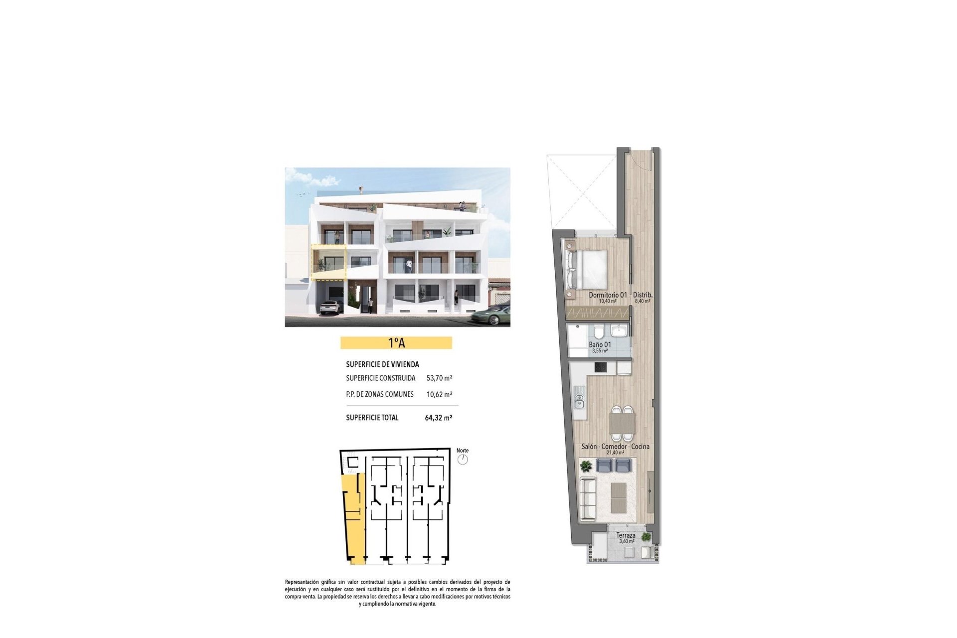 Obra nueva - Piso - Torrevieja - Playa de El Cura