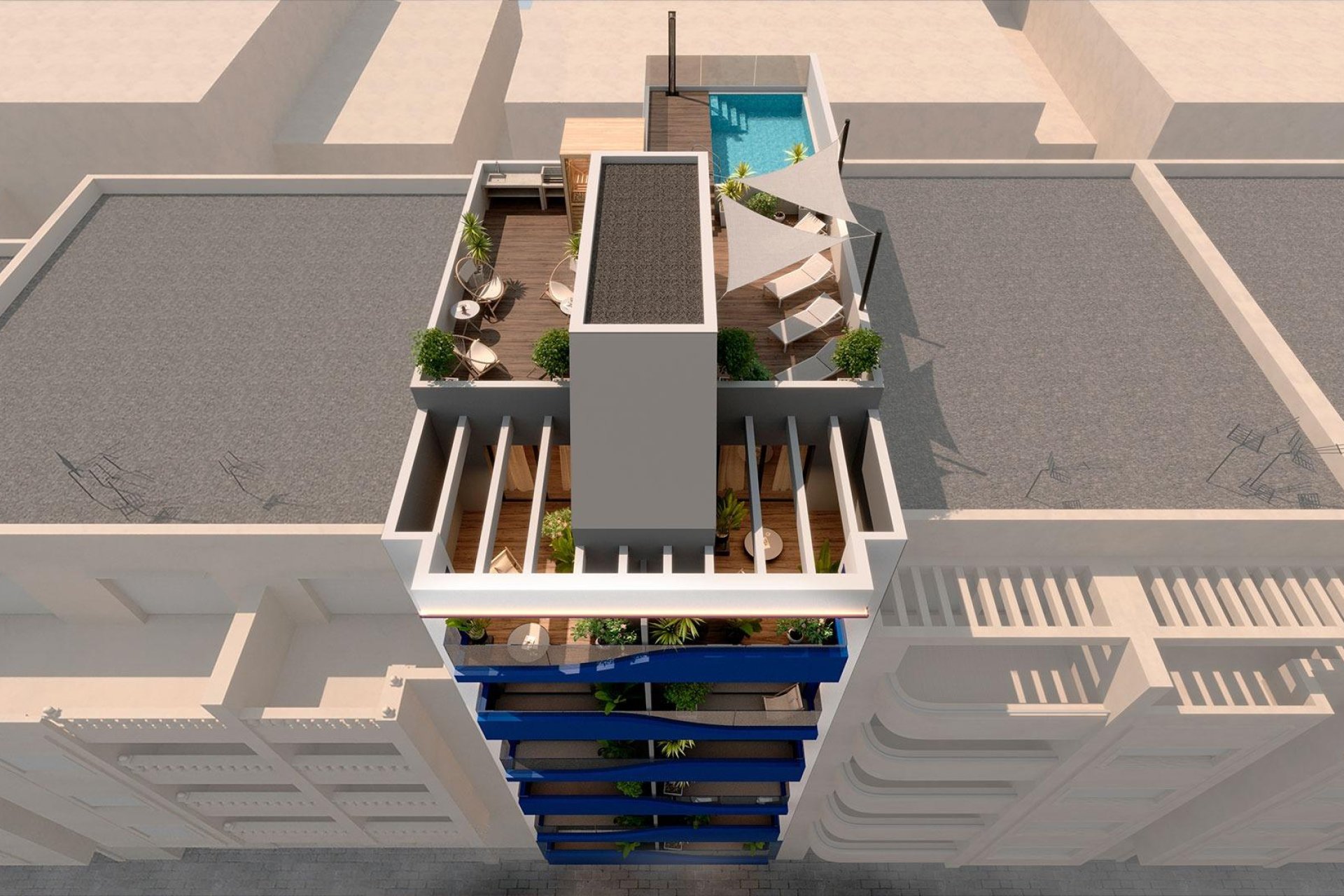 Obra nueva - Piso - Torrevieja - Playa del Acequión