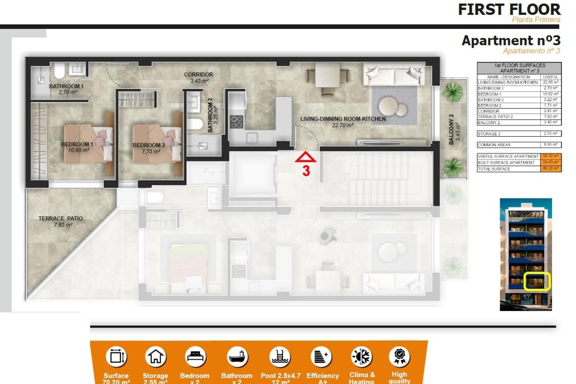 Obra nueva - Piso - Torrevieja - Playa del Acequión