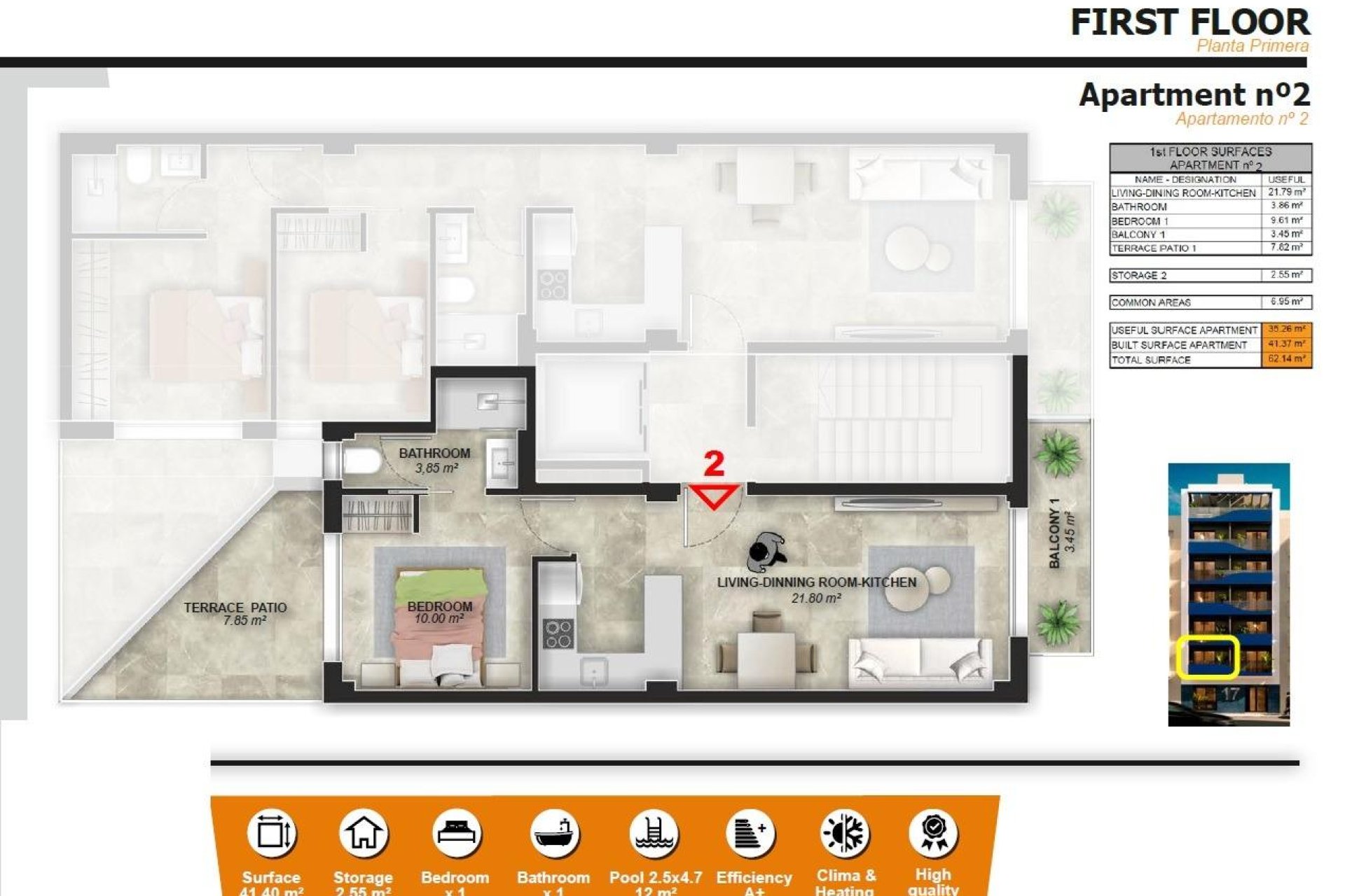 Obra nueva - Piso - Torrevieja - Playa del Acequión
