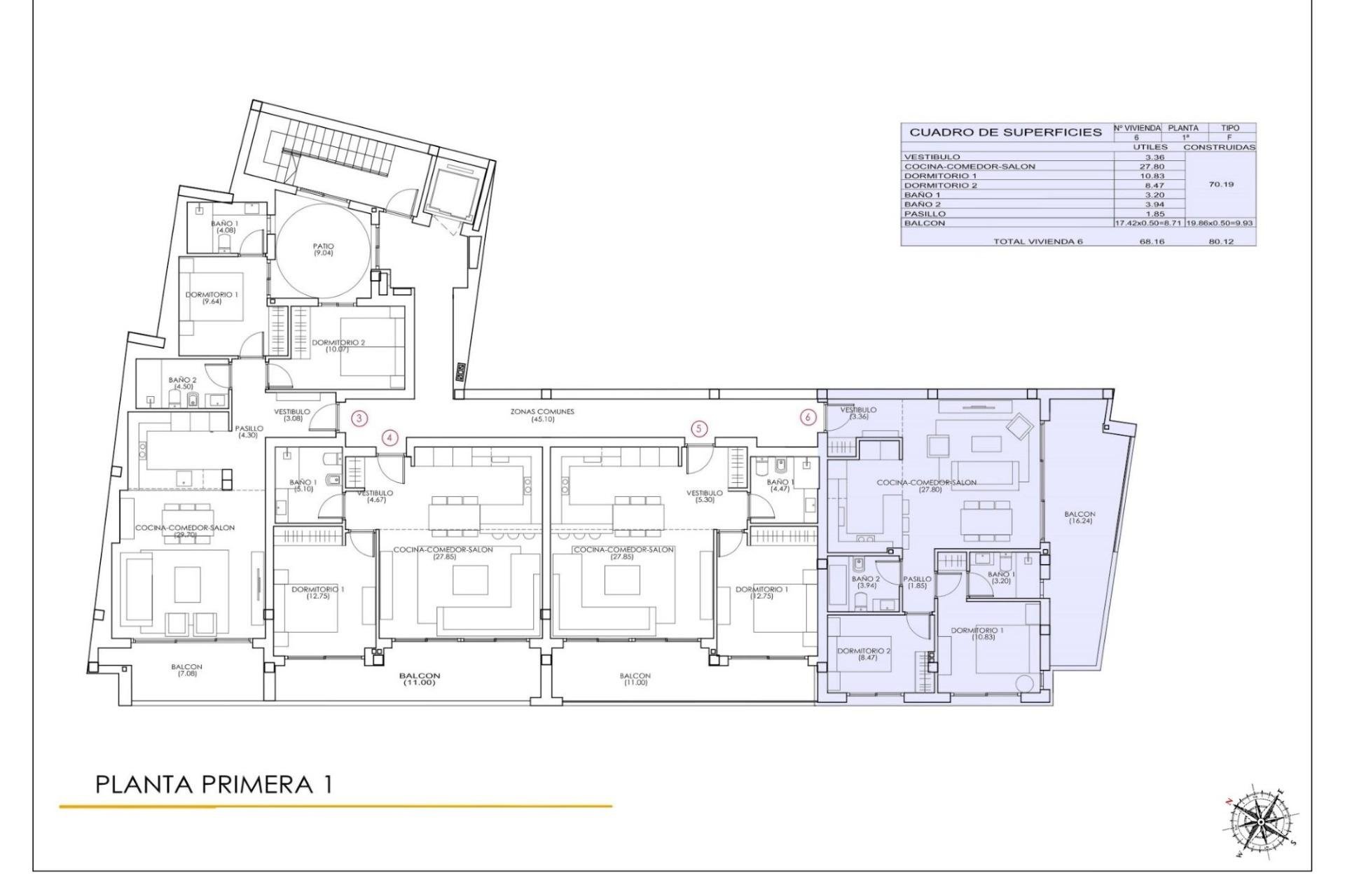 Obra nueva - Piso - Torrevieja - Playa del Cura