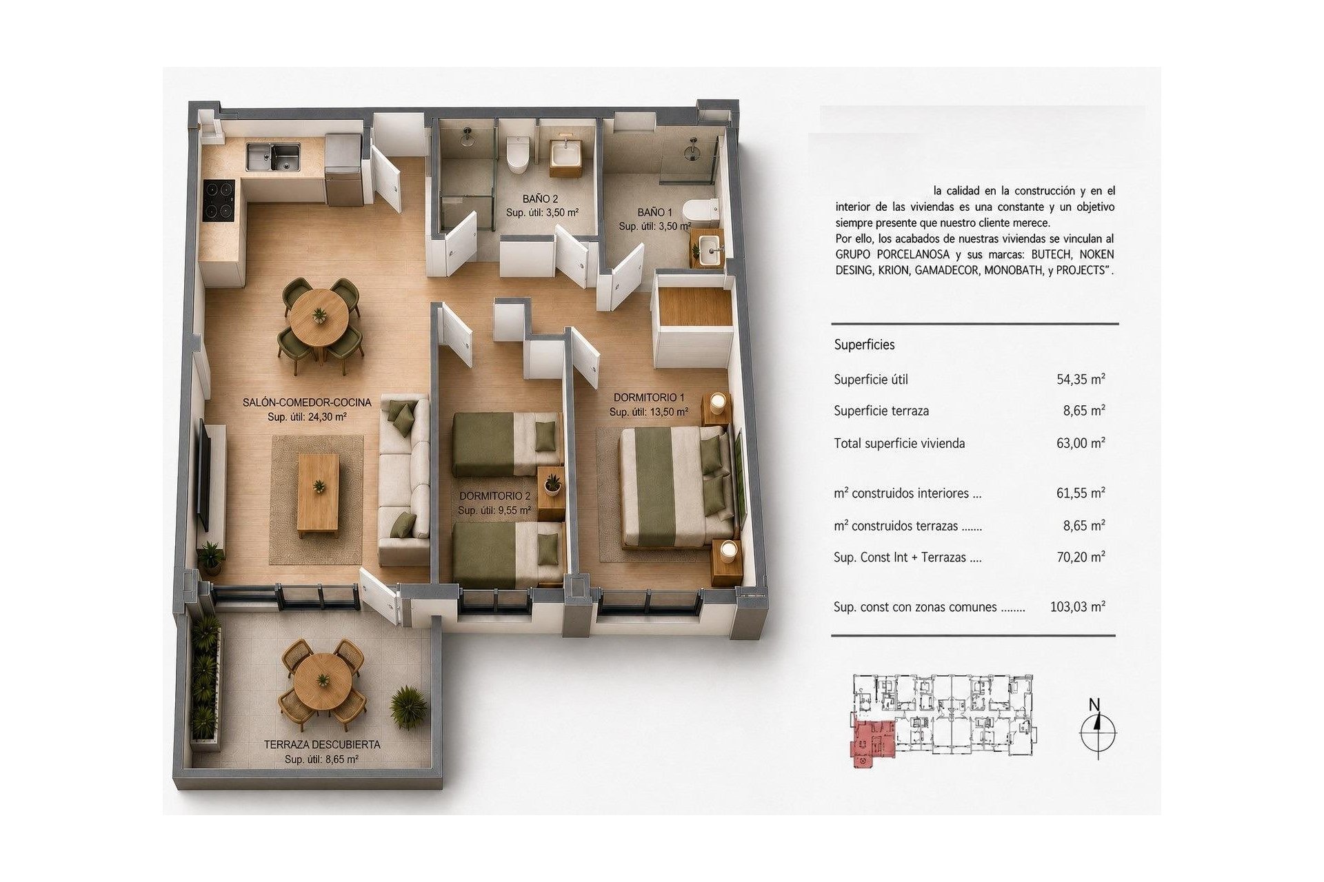 Obra nueva - Piso - Villajoyosa - Cala de Finestrat