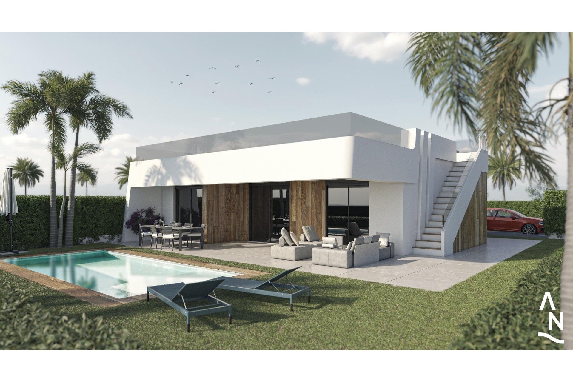 Obra nueva - Villa - Alhama de Murcia - Condado De Alhama