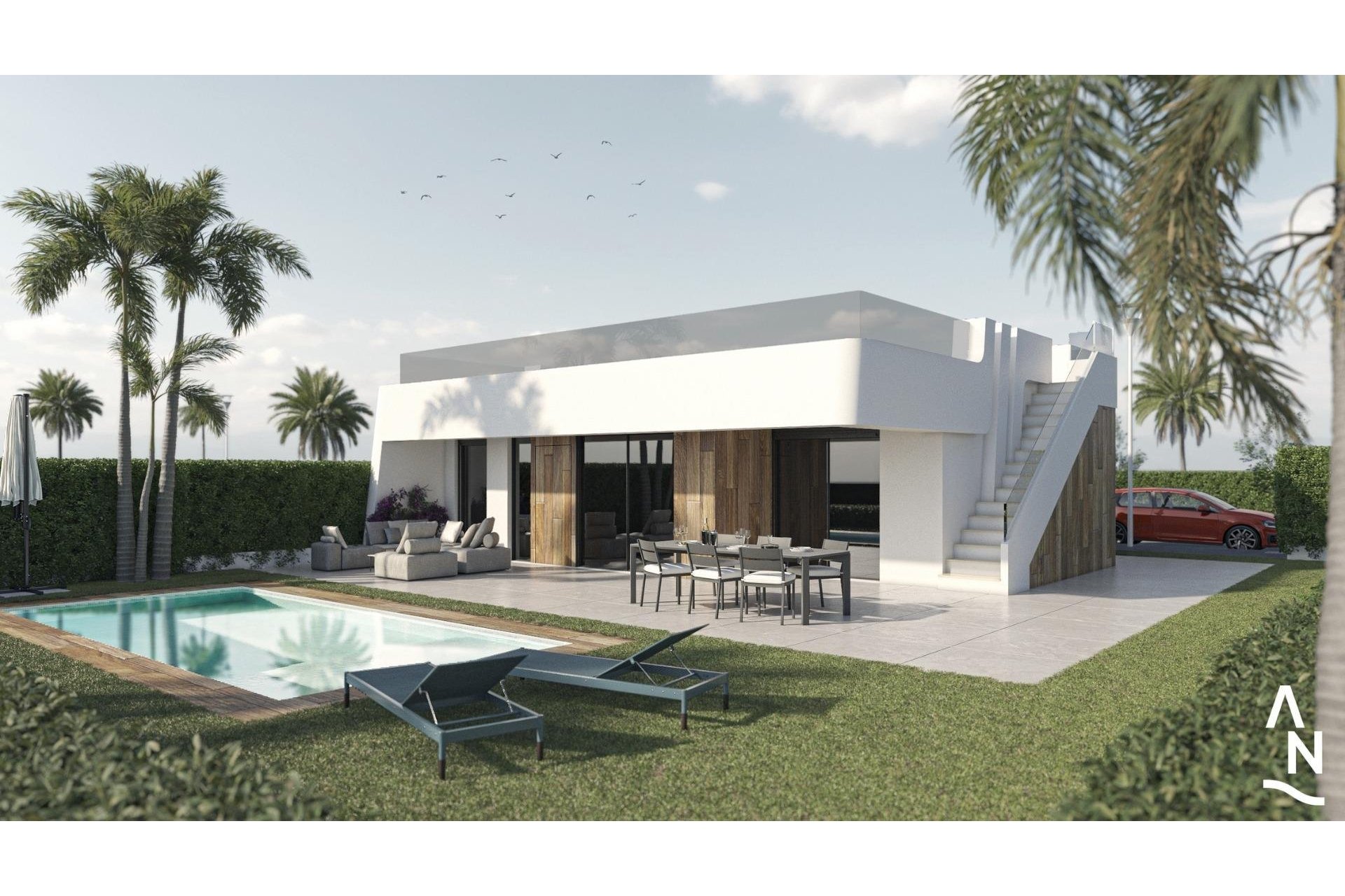 Obra nueva - Villa - Alhama de Murcia - Condado De Alhama