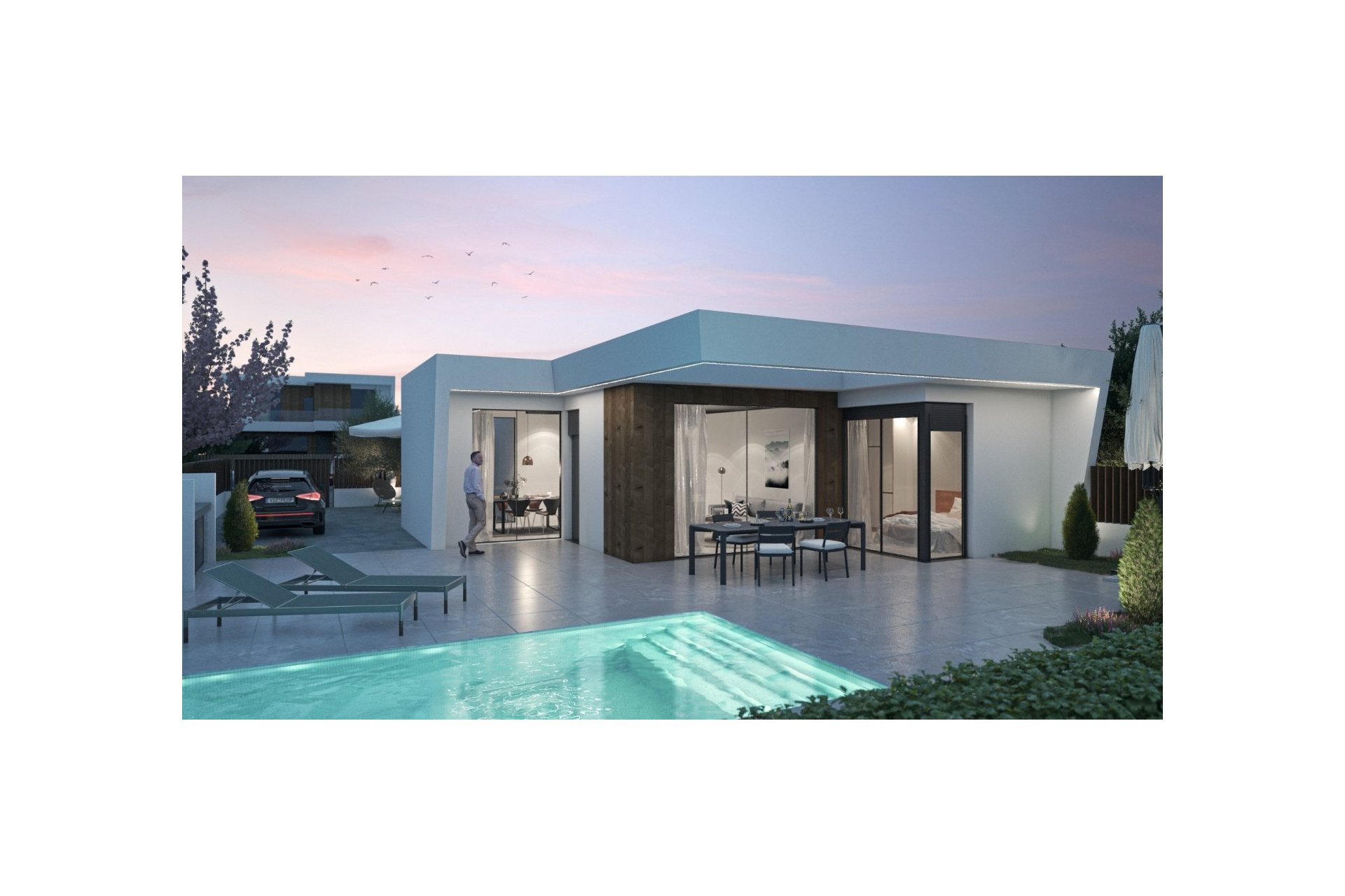 Obra nueva - Villa - BAÑOS Y MENDIGO - Altaona Golf