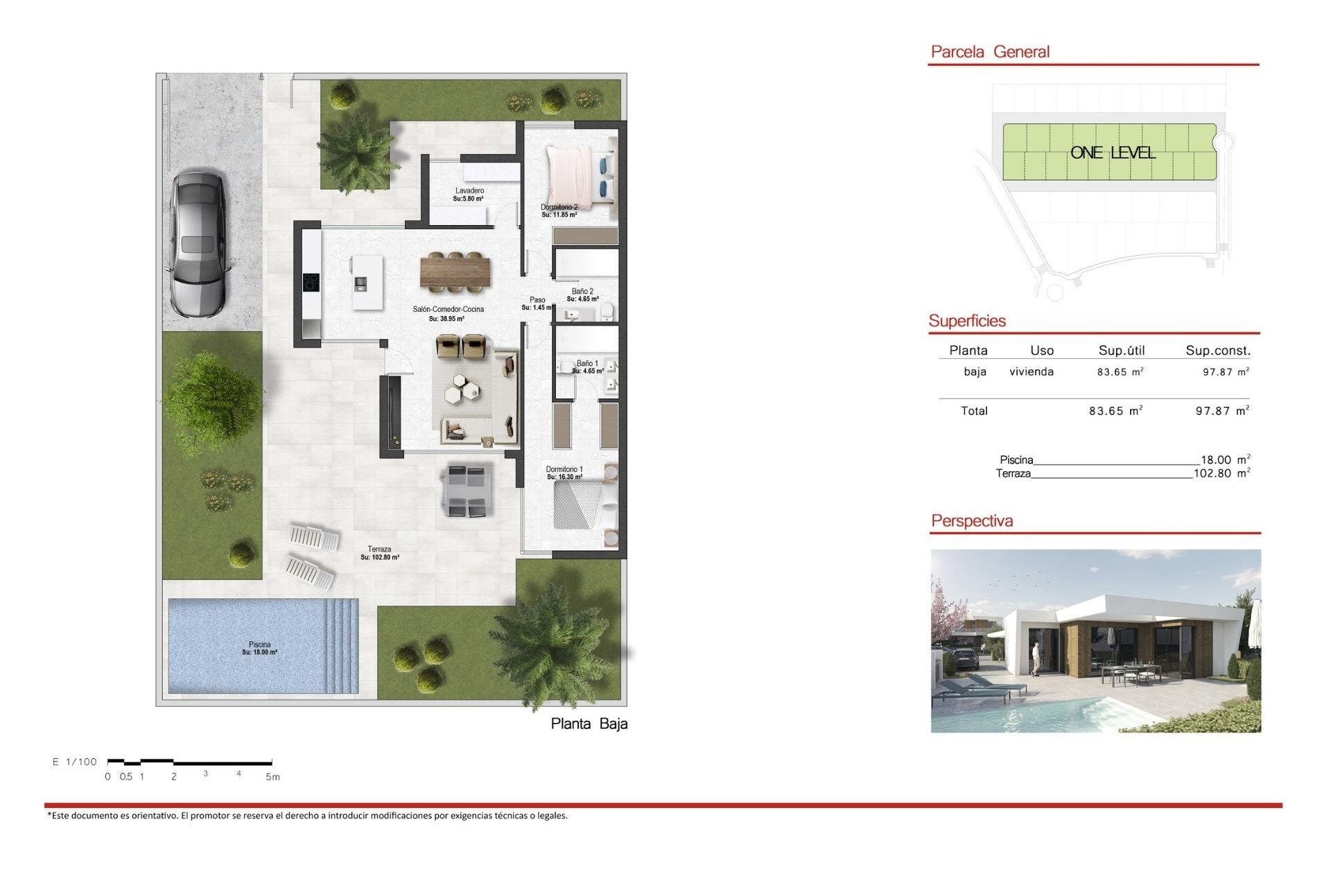 Obra nueva - Villa - BAÑOS Y MENDIGO - Altaona Golf
